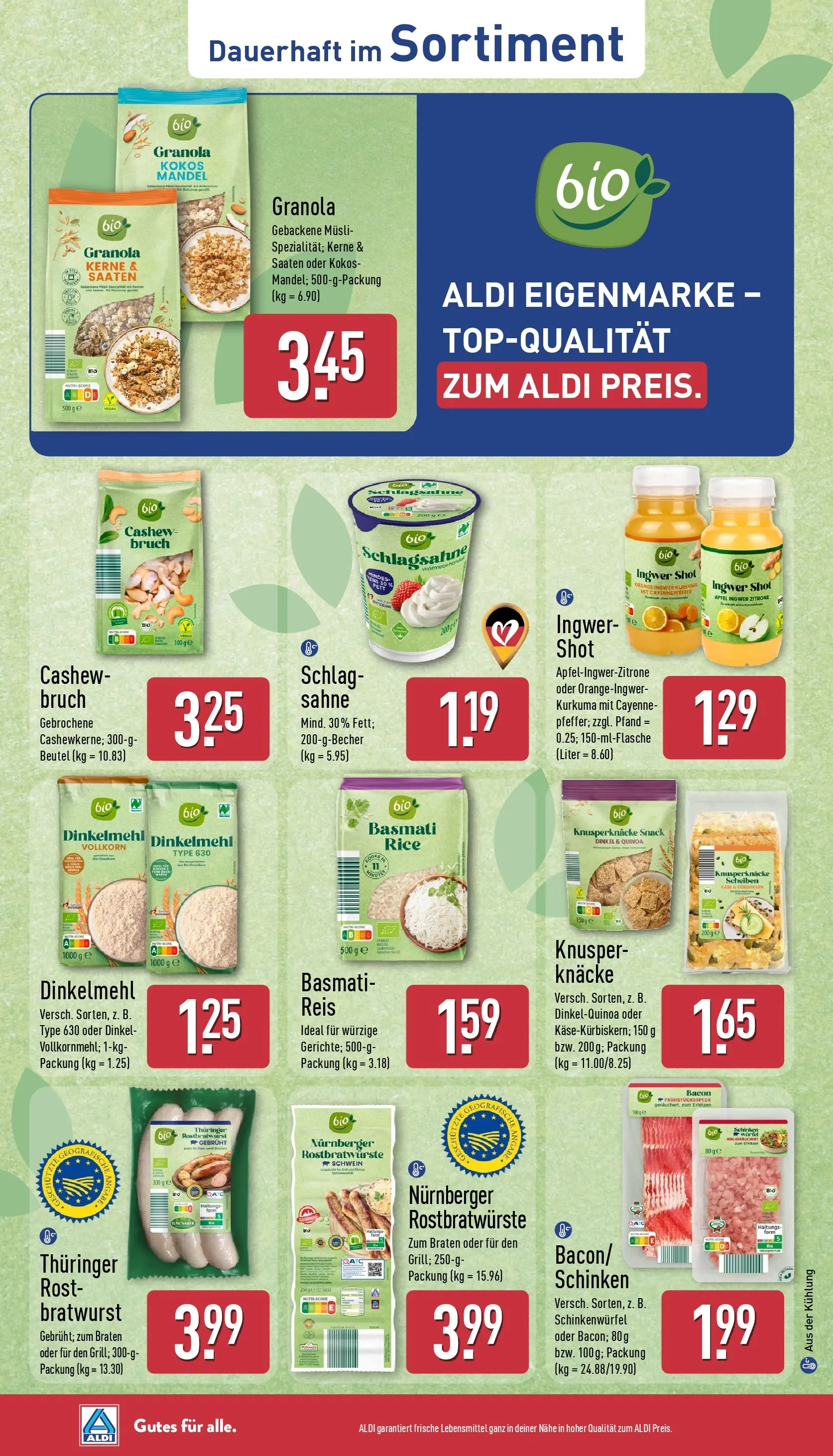 Aldi - ALDI Nord: Wochenangebote (ab 28.06.2026) » Angebote Online | Seite: 14 | Produkte: Schlagsahne, Zitrone, Schinken, Sahne