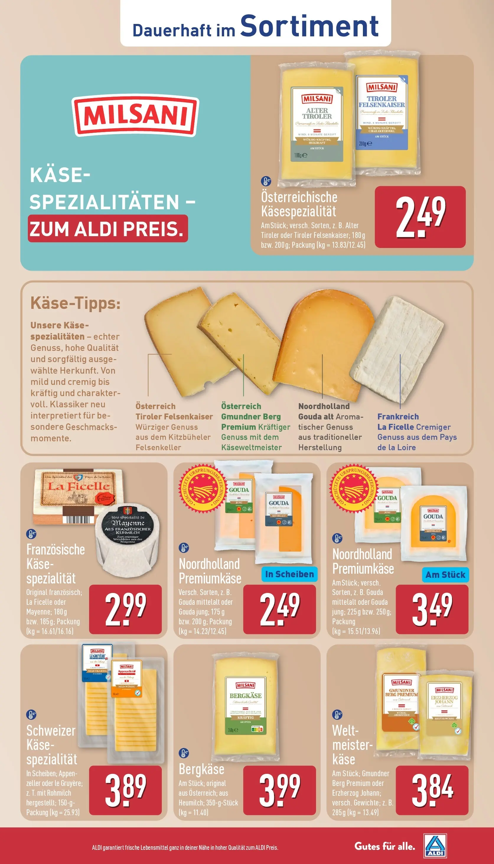 Aldi - ALDI Nord: Wochenangebote (ab 28.06.2026) » Angebote Online | Seite: 15 | Produkte: Käse, Gouda
