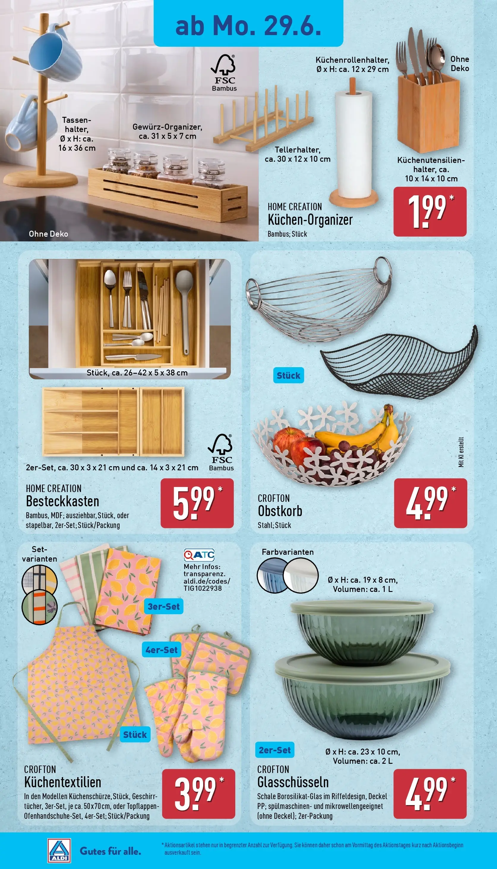 Aldi - ALDI Nord: Wochenangebote (ab 28.06.2026) » Angebote Online | Seite: 16 | Produkte: Home creation