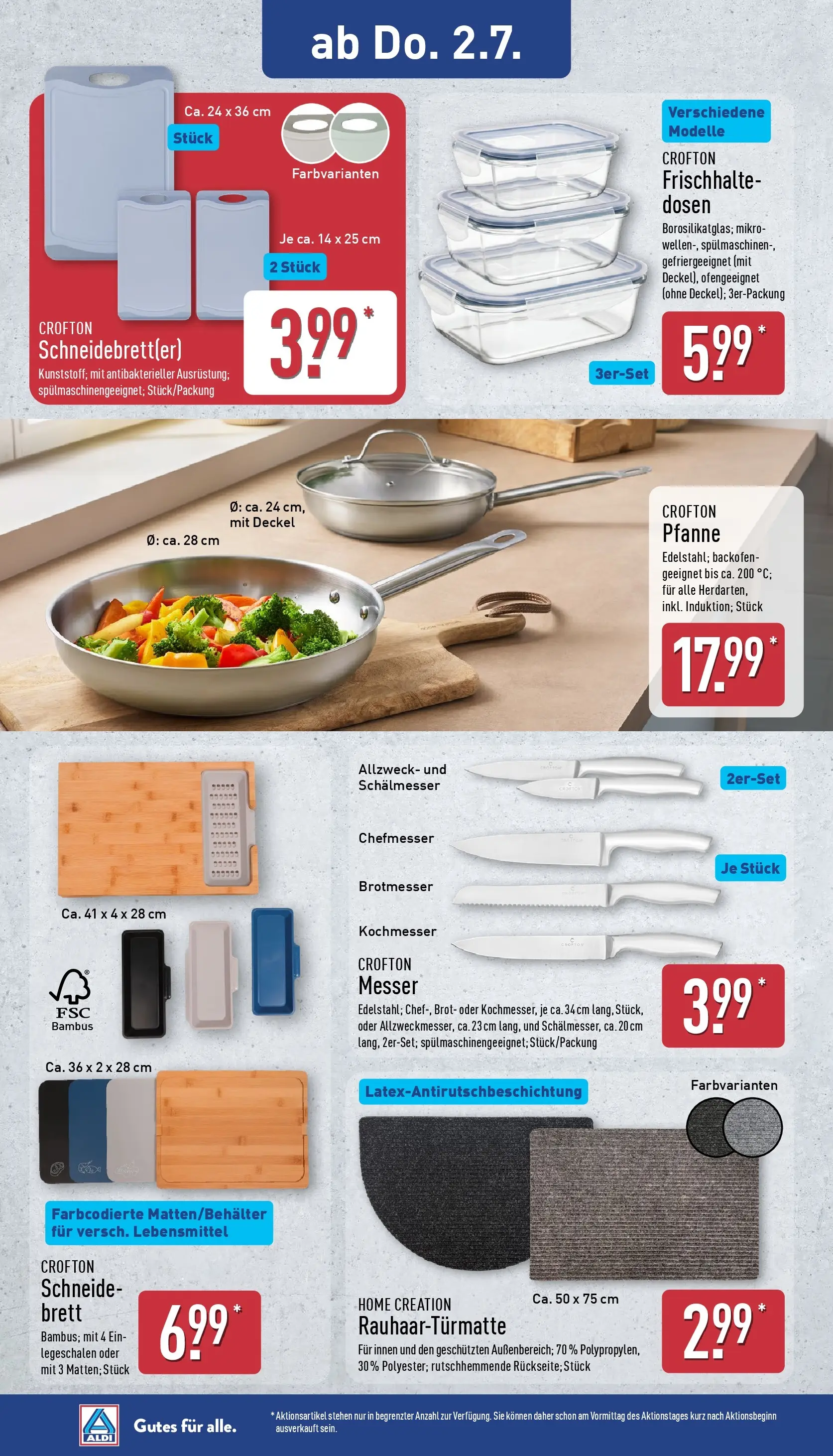 Aldi - ALDI Nord: Wochenangebote (ab 28.06.2026) » Angebote Online | Seite: 24 | Produkte: Backofen, Brot, Home creation