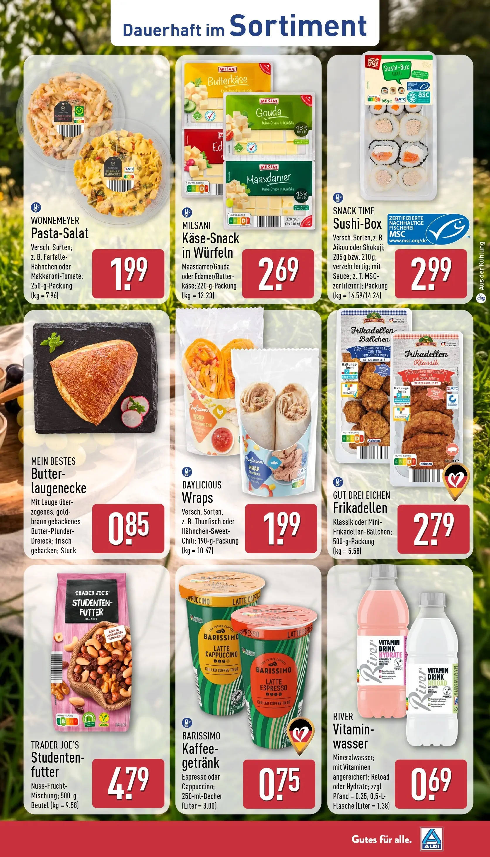 Aldi - ALDI Nord: Wochenangebote (ab 28.06.2026) » Angebote Online | Seite: 39 | Produkte: Butter, Thunfisch, Wasser, Schweinefleisch