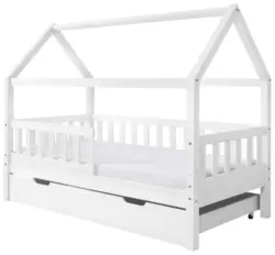 Hausbett Kay ca. 80x160 cm Wei&szlig;