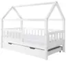 Hausbett Kay ca. 80x160 cm Wei&szlig;
