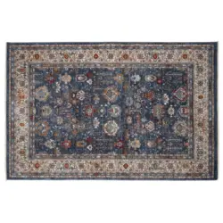 Webteppich Blau klassisch Yennefer 120x160 cm