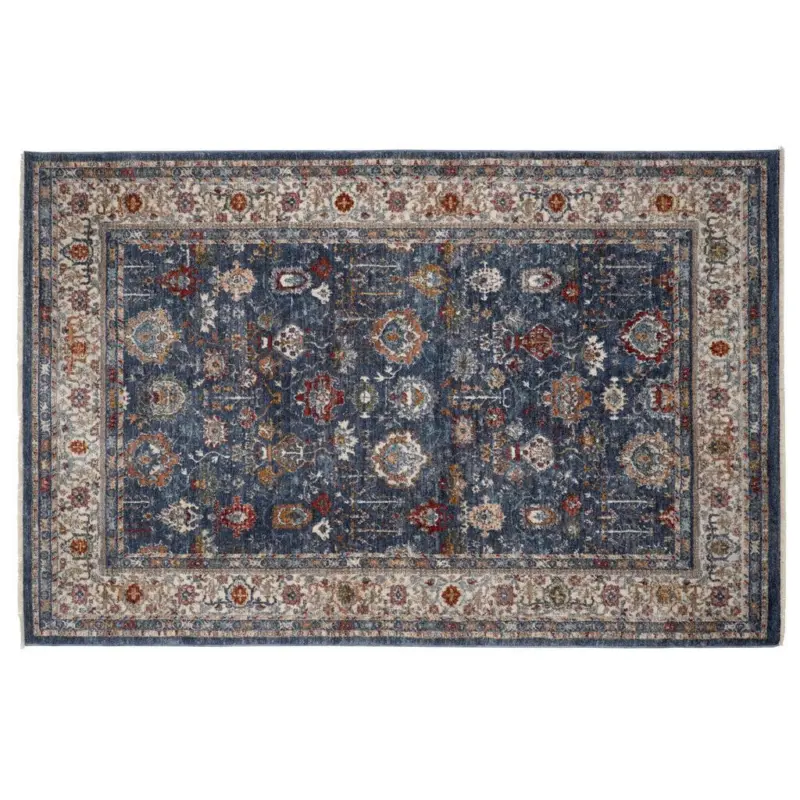 Webteppich Blau klassisch Yennefer 120x160 cm