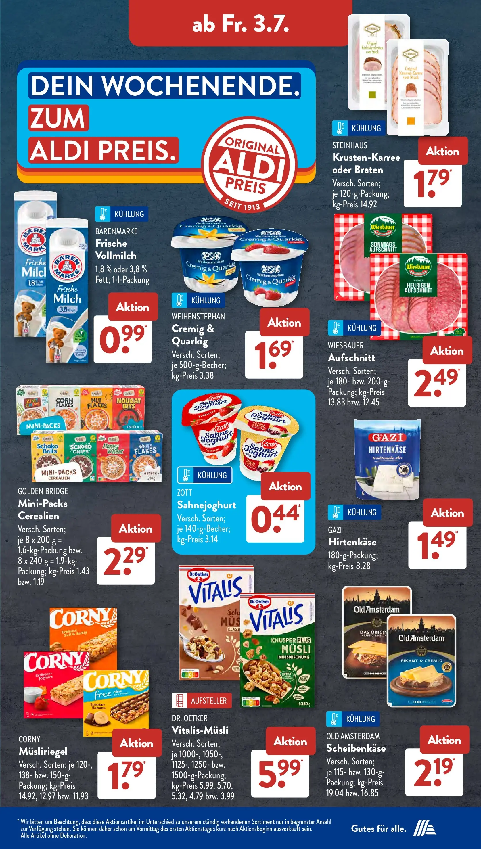 Aldi Süd - Aldi Süd: Wochenangebote (ab 28.06.2026) zum Blättern | Seite: 20 | Produkte: Musli, Milch, Joghurt, Chips