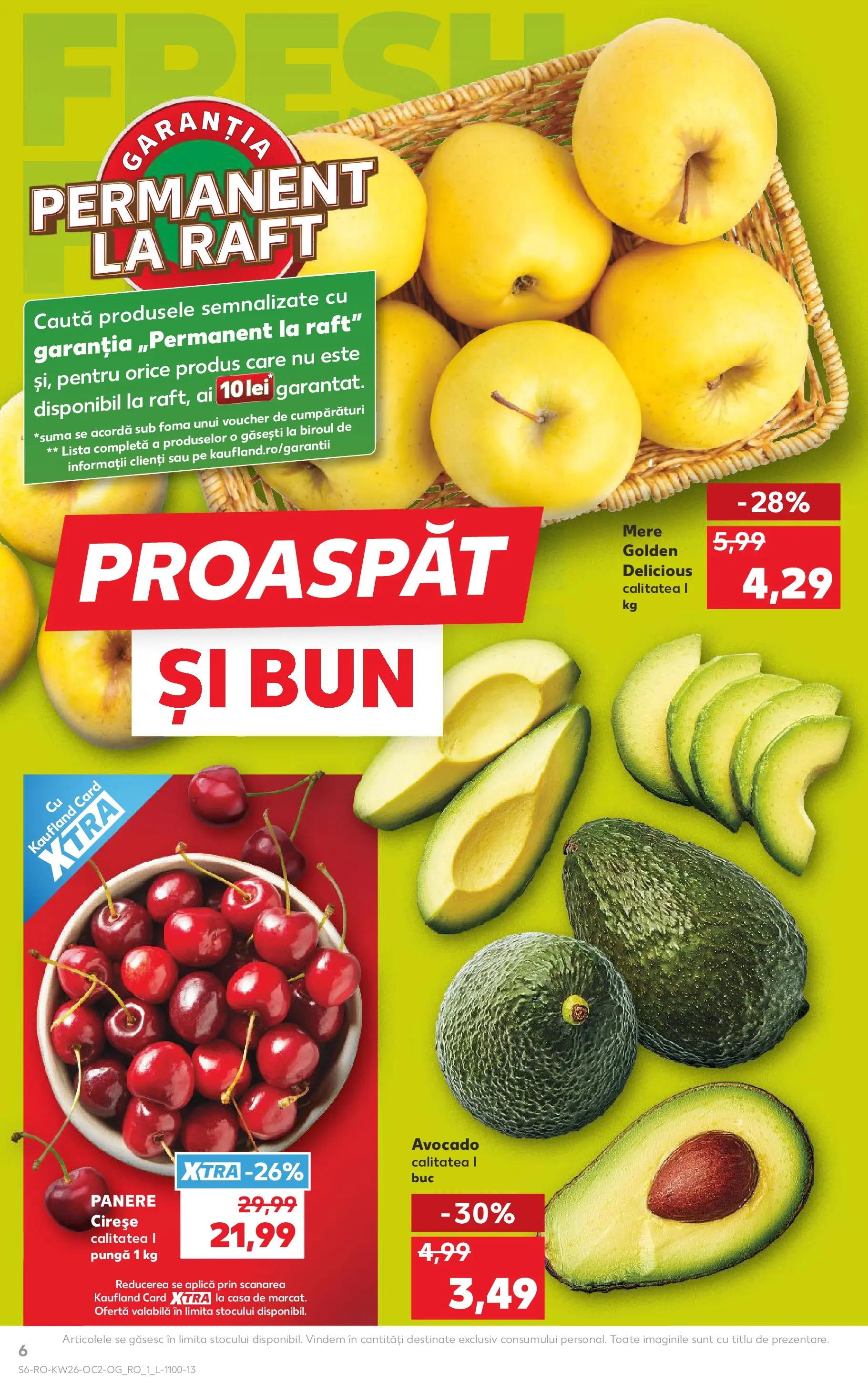 Kaufland Baia Mare 24.06.2026 - Revista si Oferta | Pagină: 6 | Produse: Pungă, Raft, Mere, Avocado