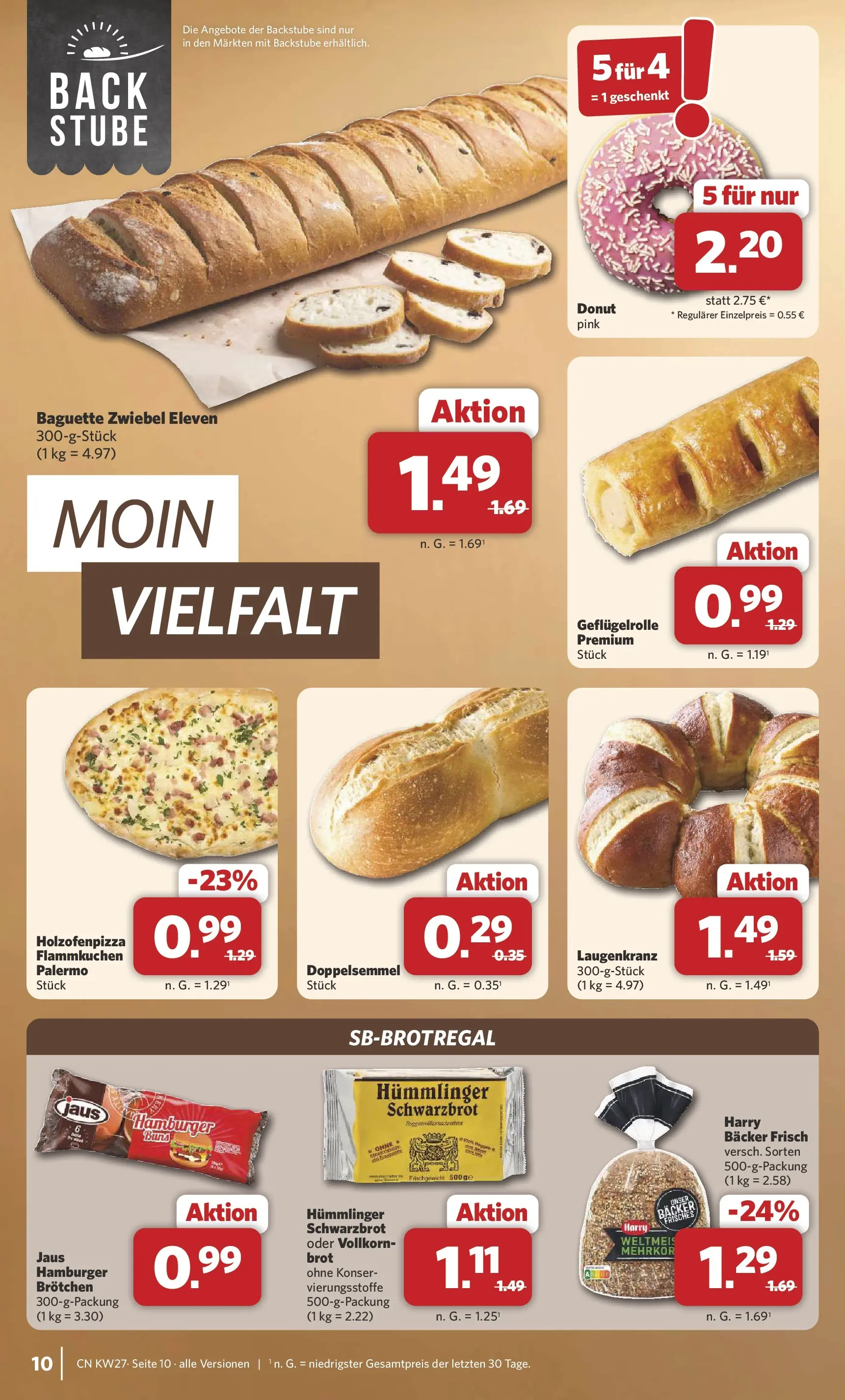 Combi Prospekt Cuxhaven (ab 29.06.2026) zum Blättern | Seite: 10 | Produkte: Baguette, Brot
