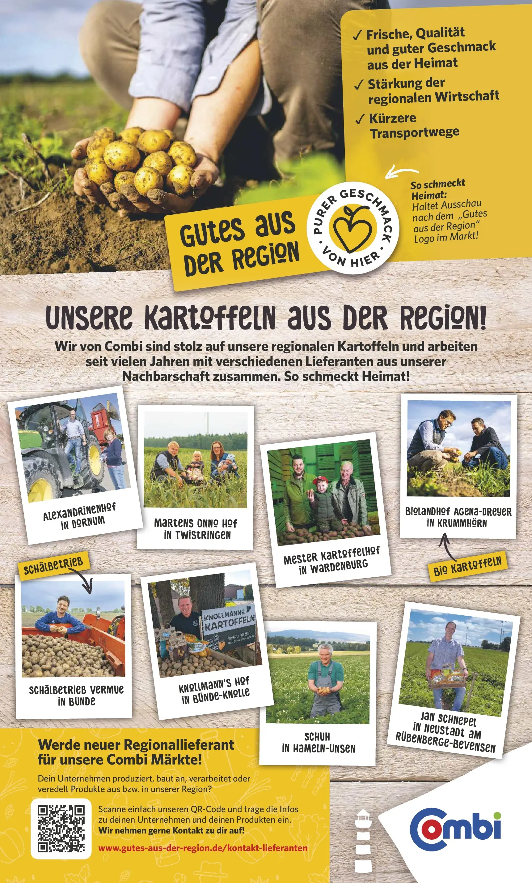 Combi Prospekt Cuxhaven (ab 29.06.2026) zum Blättern | Seite: 35 | Produkte: Kartoffeln
