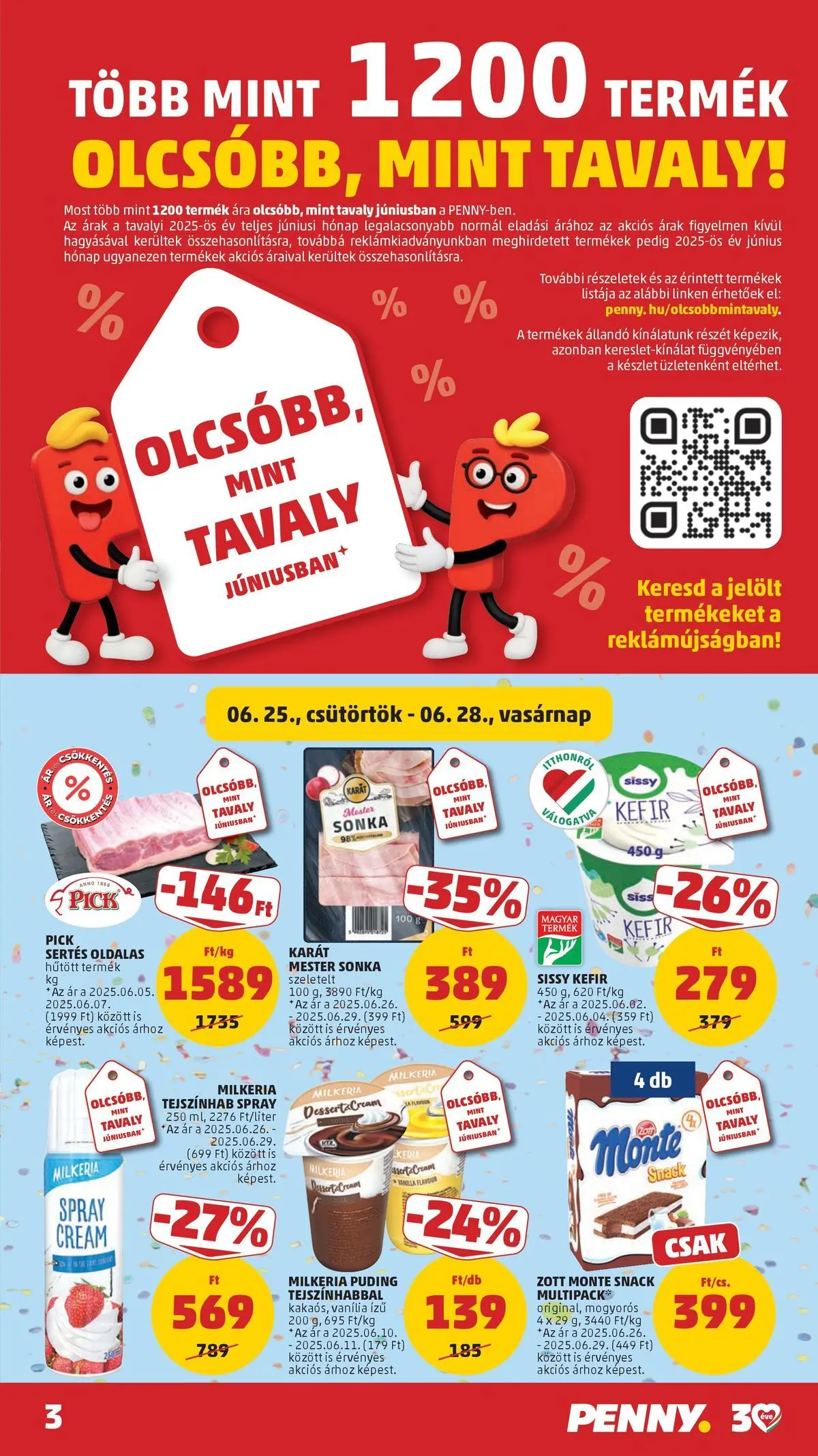PENNY - Penny újság érvényessége 2026.07.01-ig: 2026.06.24.-tól lapozható | Oldal: 3