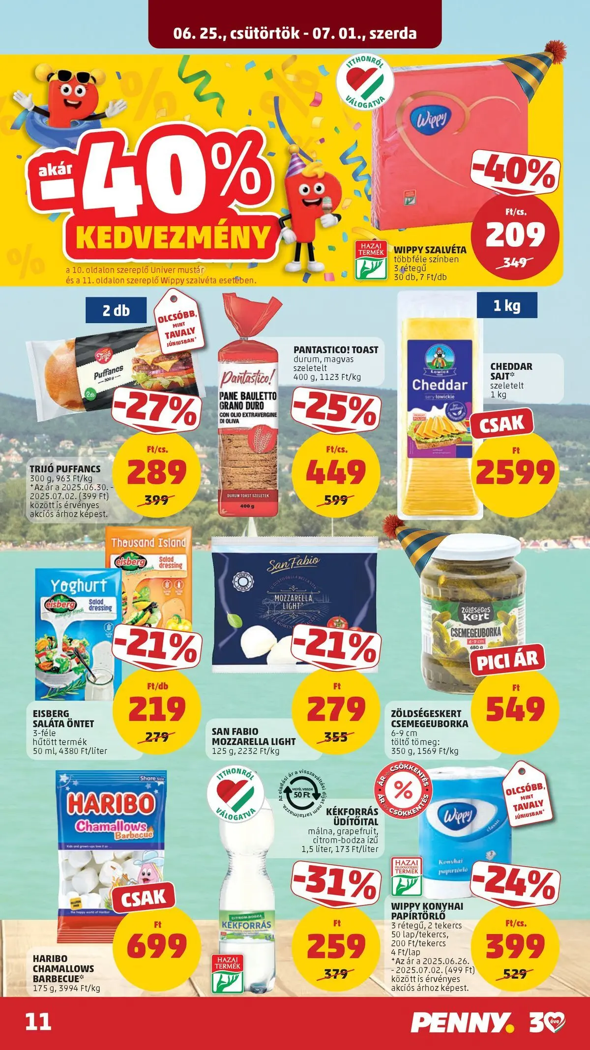 PENNY - Penny újság érvényessége 2026.07.01-ig: 2026.06.24.-tól lapozható | Oldal: 11