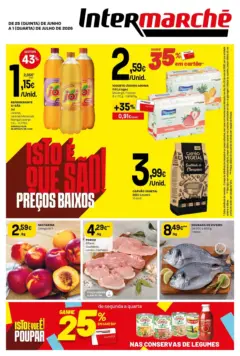 Pré-visualização Intermarché - Isto é que são preços BAIXOS válido de 25/06/2026