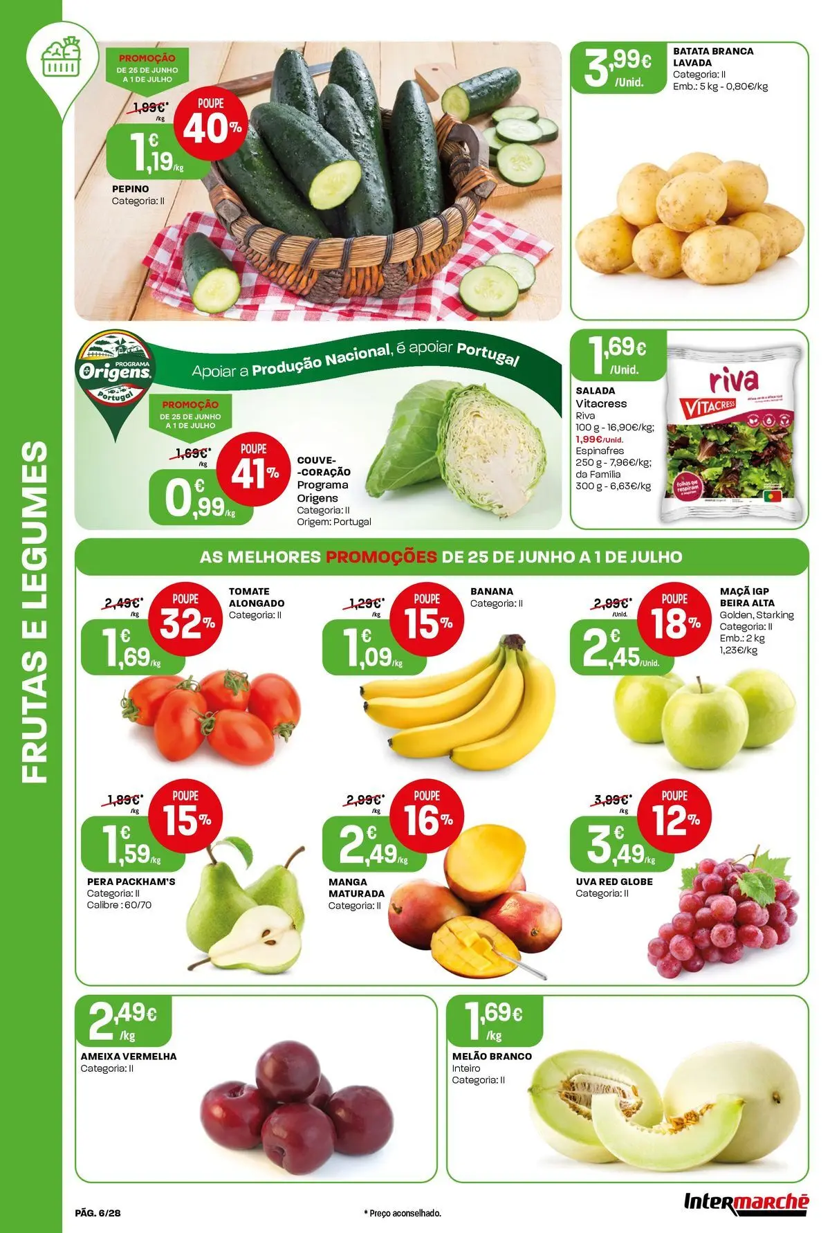 Intermarché - Isto é que são preços BAIXOS » de 25/06/2026 - 01/07/2026 | Página: 6