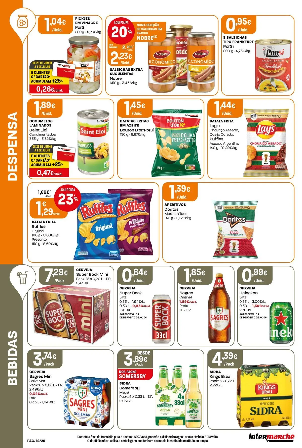 Intermarché - Isto é que são preços BAIXOS » de 25/06/2026 - 01/07/2026 | Página: 18