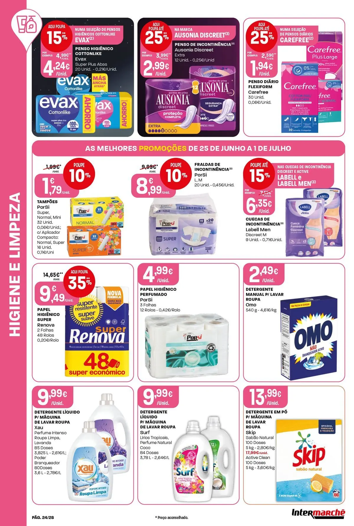 Intermarché - Isto é que são preços BAIXOS » de 25/06/2026 - 01/07/2026 | Página: 24