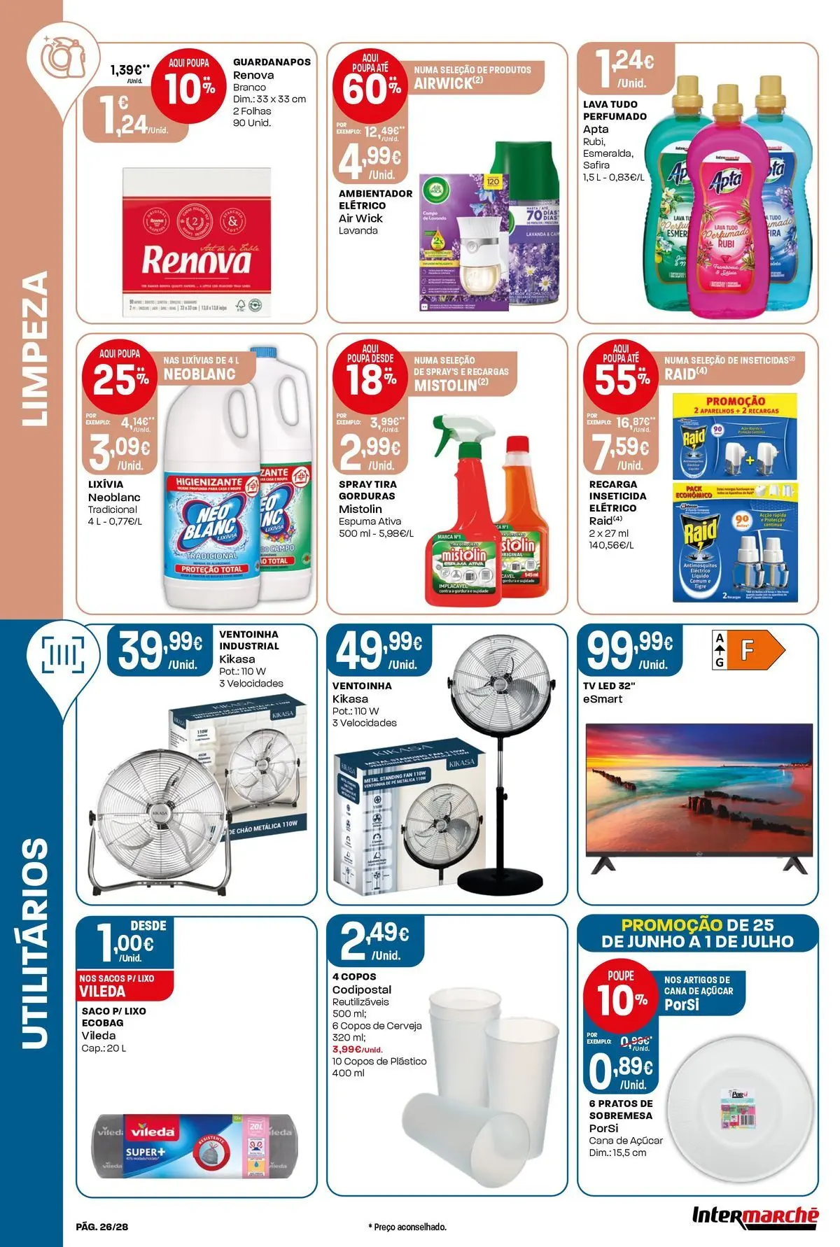 Intermarché - Isto é que são preços BAIXOS » de 25/06/2026 - 01/07/2026 | Página: 26