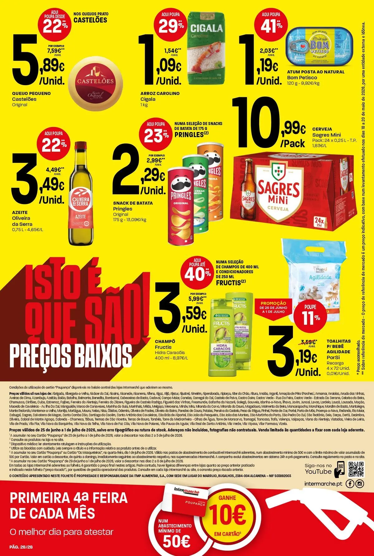 Intermarché - Isto é que são preços BAIXOS » de 25/06/2026 - 01/07/2026 | Página: 28