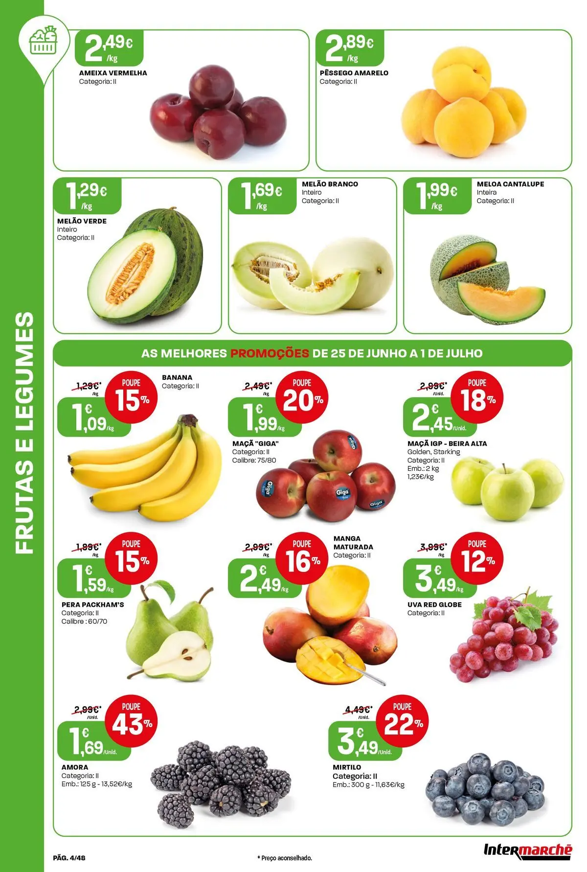 Intermarché Isto é que são preços BAIXOS! » de 25/06/2026 - 01/07/2026 | Página: 4