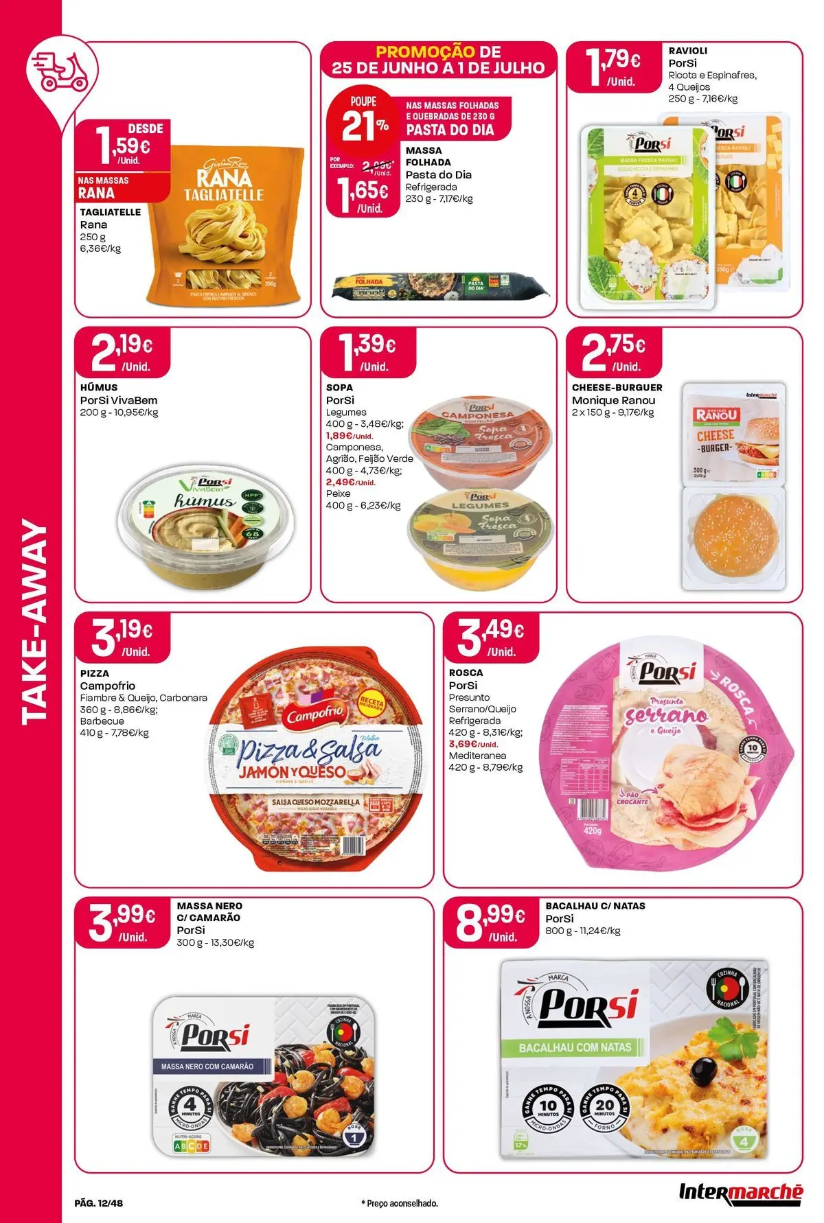 Intermarché Isto é que são preços BAIXOS! » de 25/06/2026 - 01/07/2026 | Página: 12