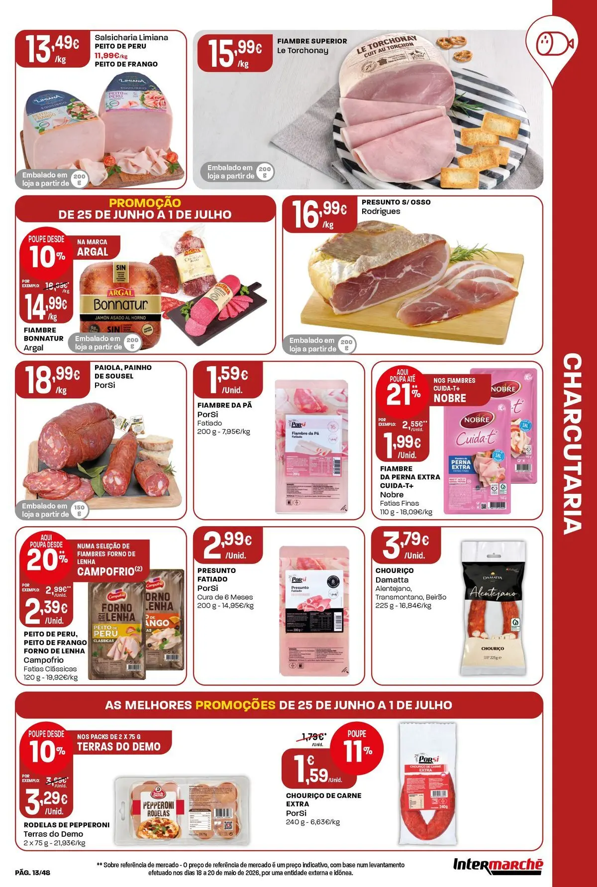 Intermarché Isto é que são preços BAIXOS! » de 25/06/2026 - 01/07/2026 | Página: 13
