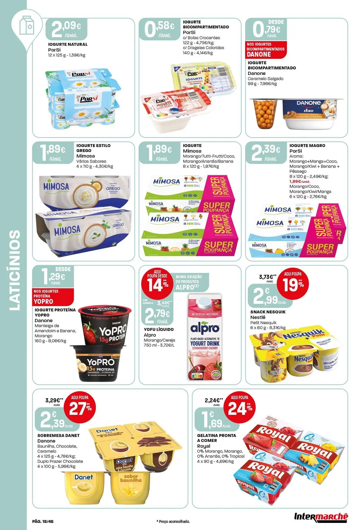 Intermarché Isto é que são preços BAIXOS! » de 25/06/2026 - 01/07/2026 | Página: 18