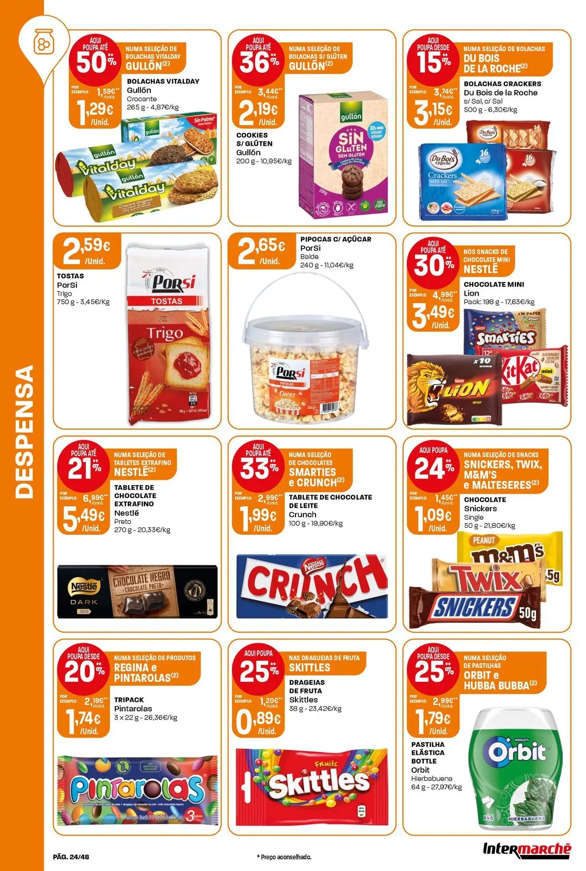 Intermarché Isto é que são preços BAIXOS! » de 25/06/2026 - 01/07/2026 | Página: 24