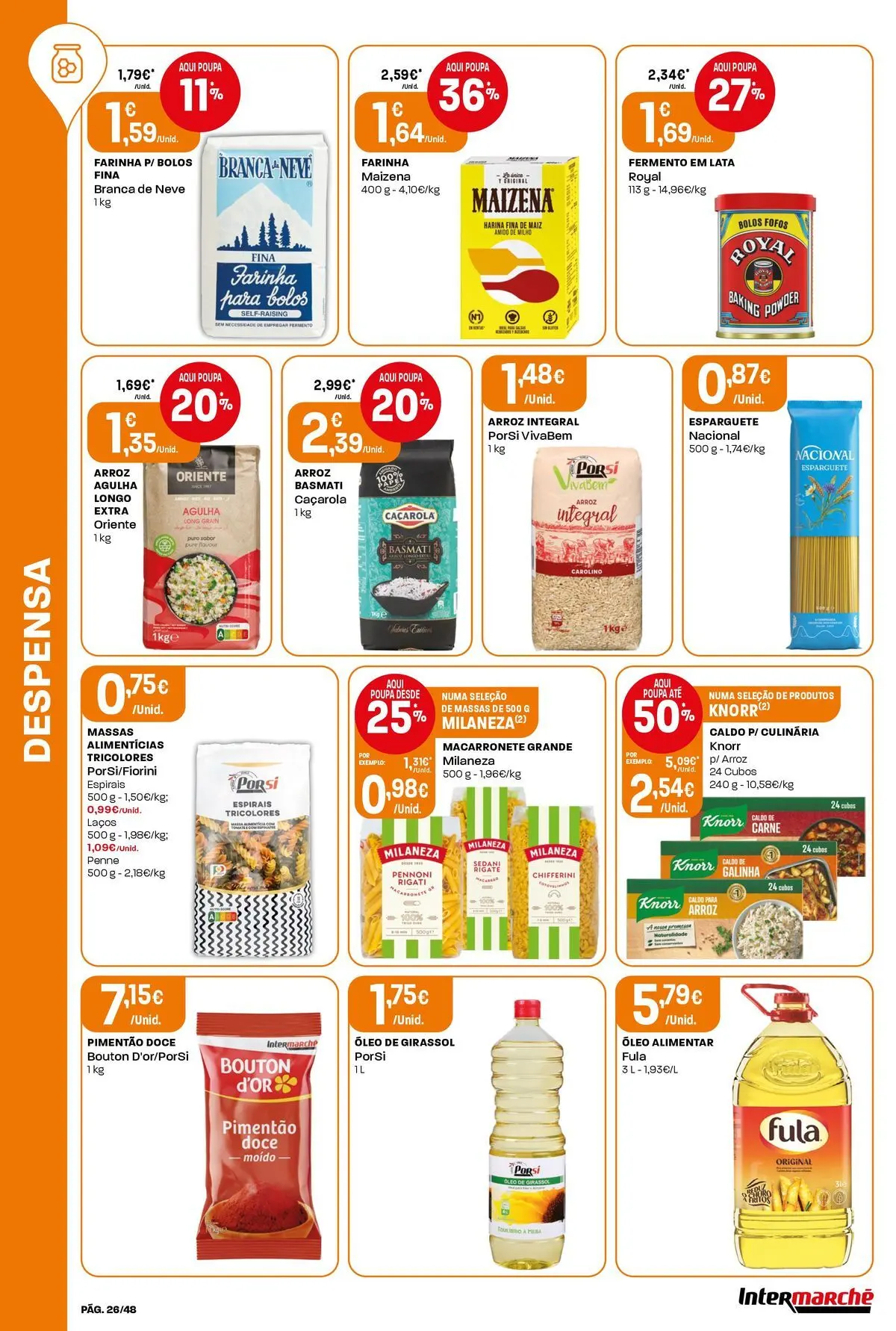 Intermarché Isto é que são preços BAIXOS! » de 25/06/2026 - 01/07/2026 | Página: 26