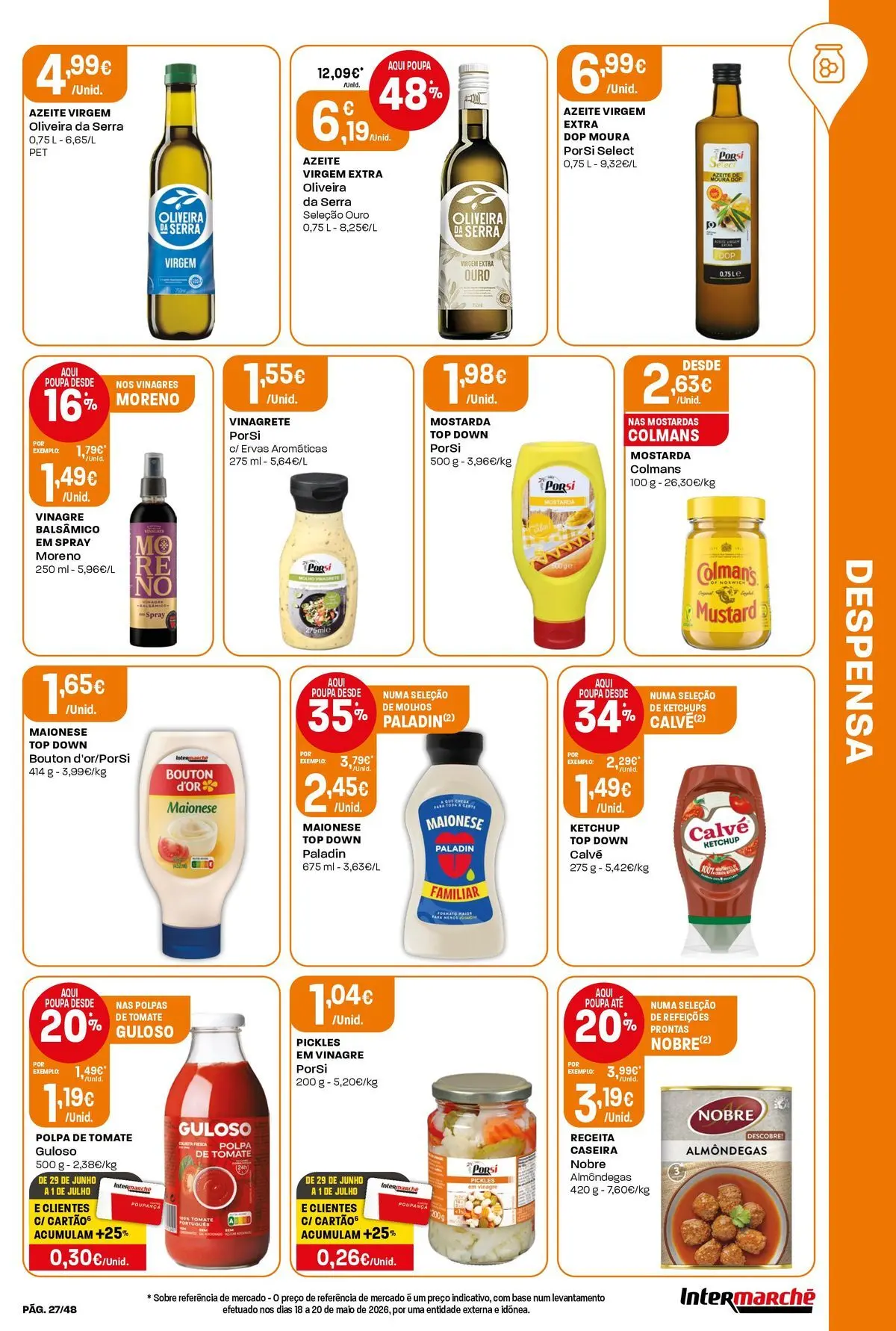 Intermarché Isto é que são preços BAIXOS! » de 25/06/2026 - 01/07/2026 | Página: 27