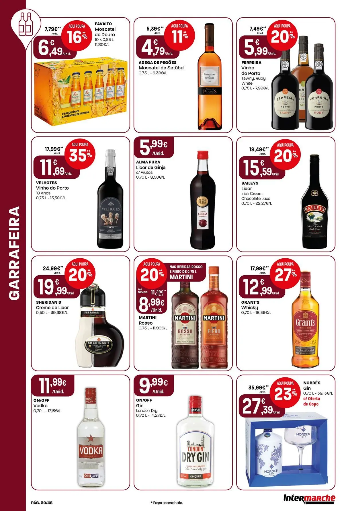 Intermarché Isto é que são preços BAIXOS! » de 25/06/2026 - 01/07/2026 | Página: 30