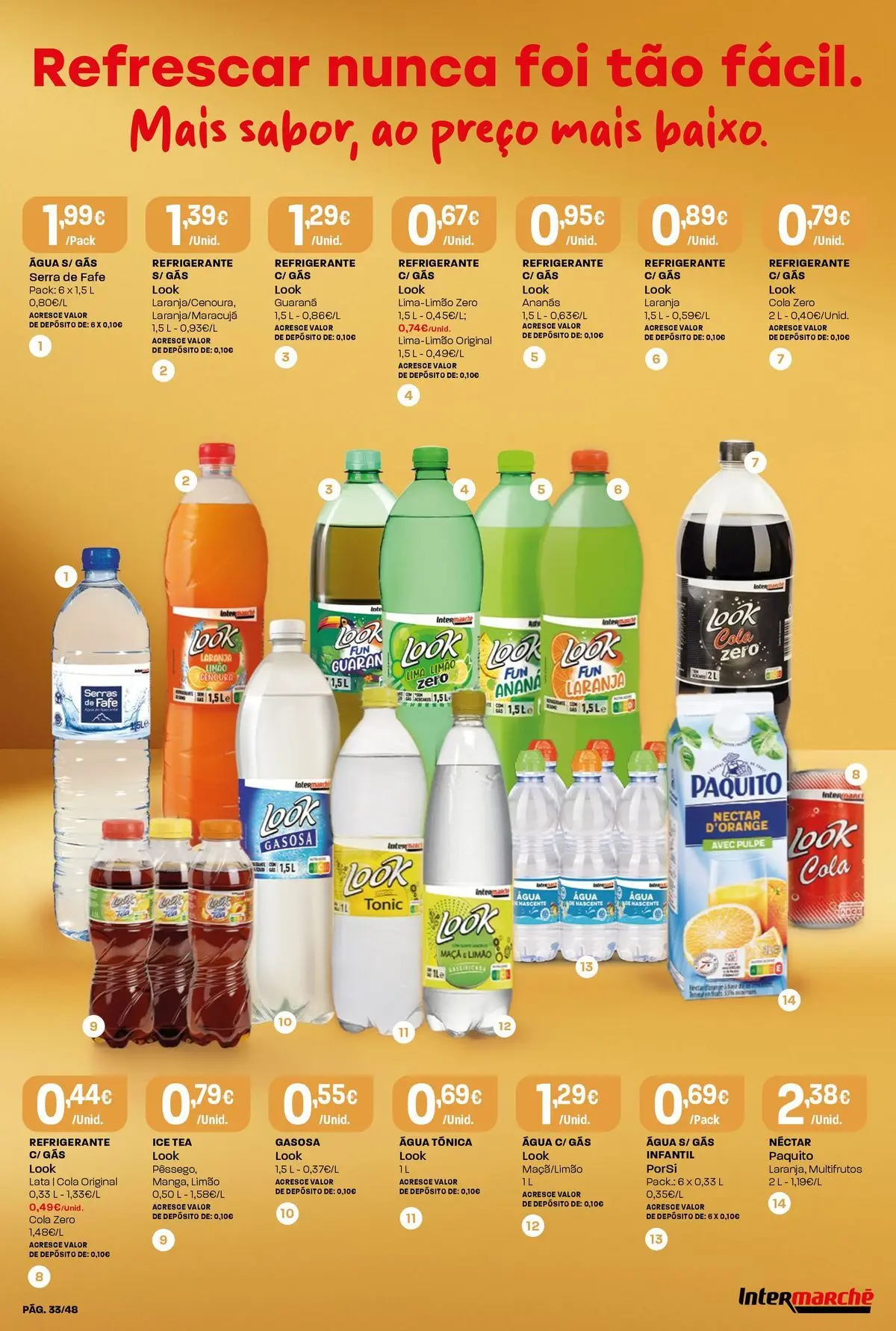 Intermarché Isto é que são preços BAIXOS! » de 25/06/2026 - 01/07/2026 | Página: 33
