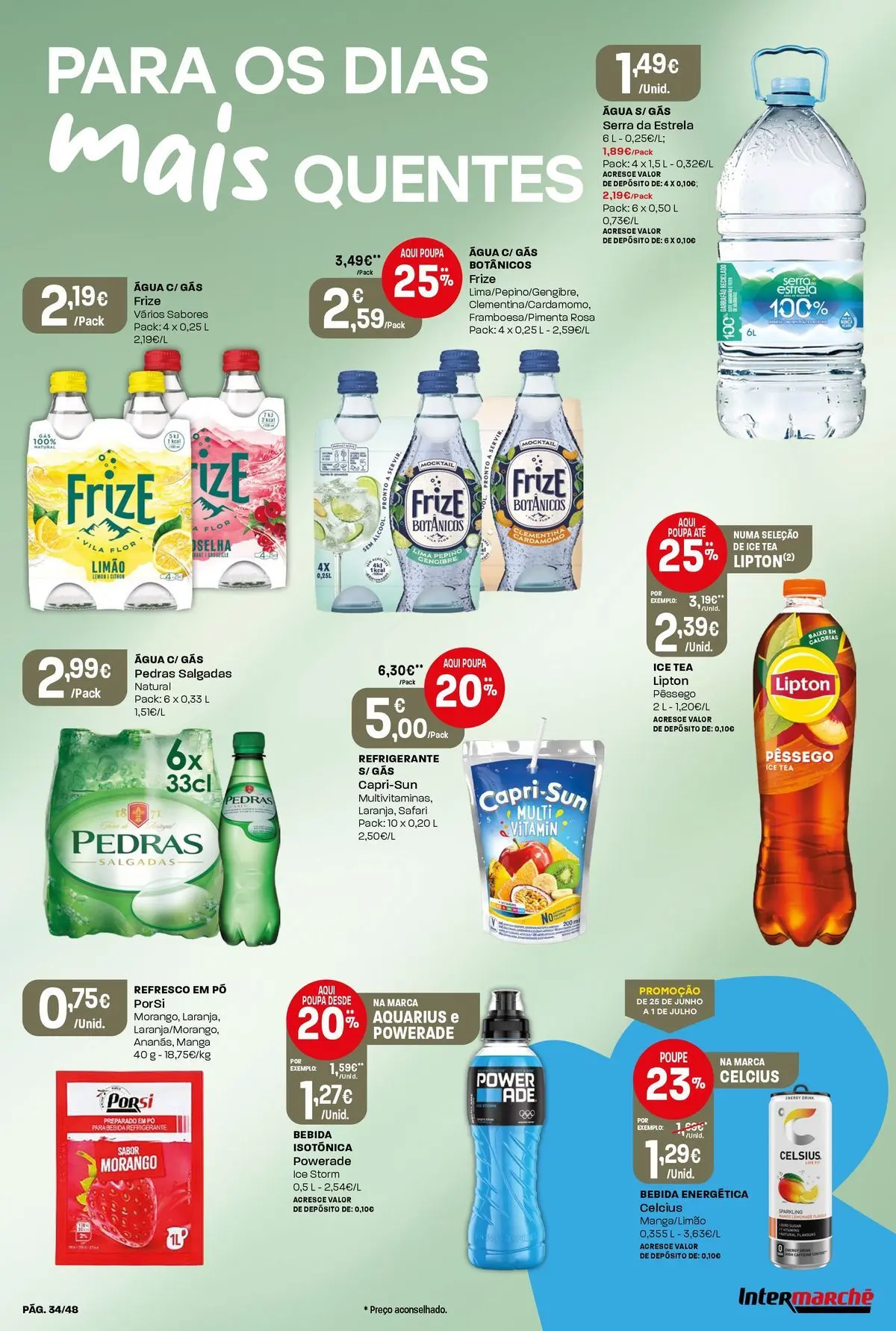 Intermarché Isto é que são preços BAIXOS! » de 25/06/2026 - 01/07/2026 | Página: 34