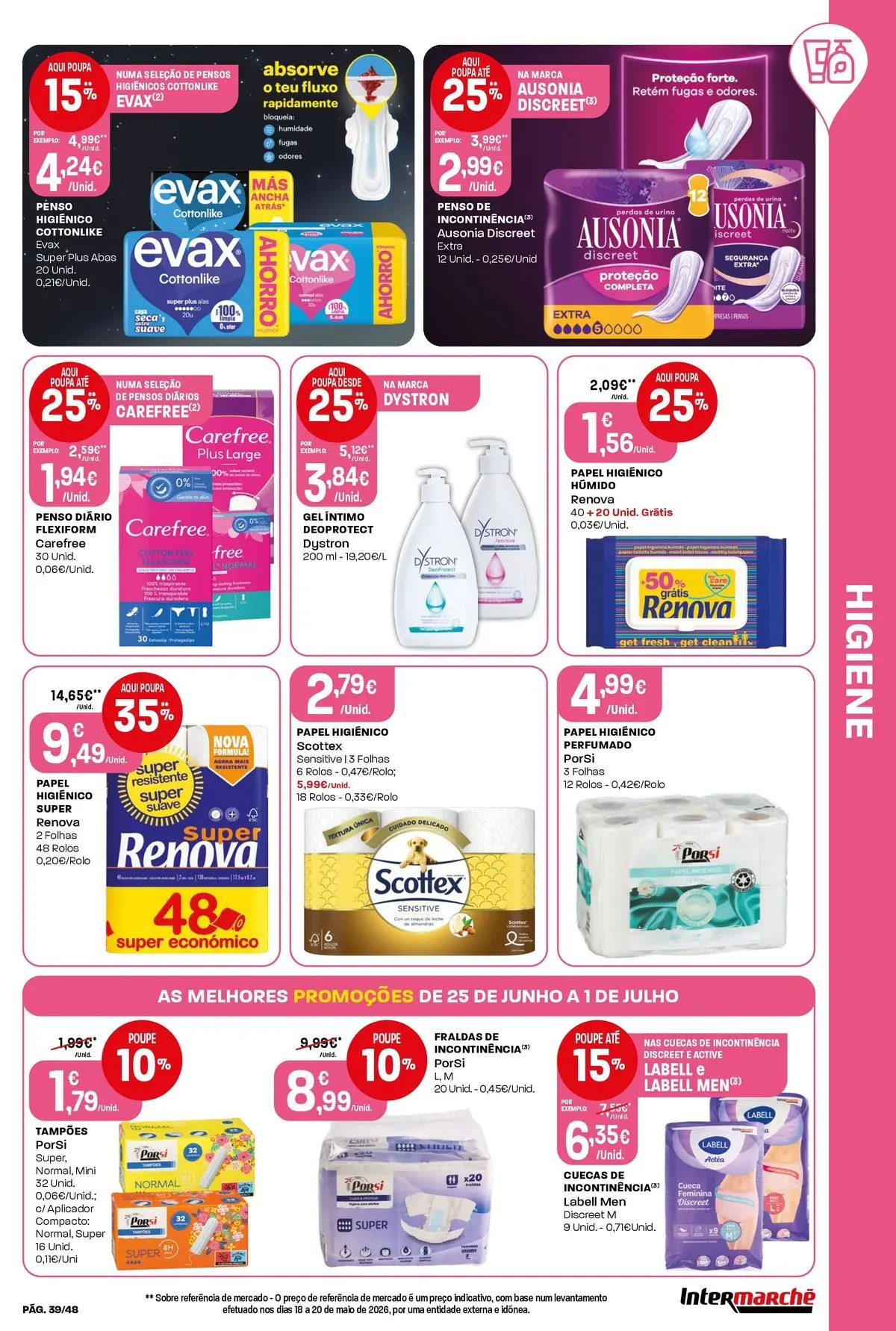 Intermarché Isto é que são preços BAIXOS! » de 25/06/2026 - 01/07/2026 | Página: 39