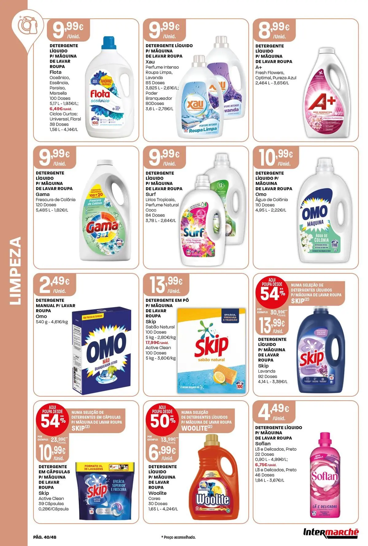 Intermarché Isto é que são preços BAIXOS! » de 25/06/2026 - 01/07/2026 | Página: 40