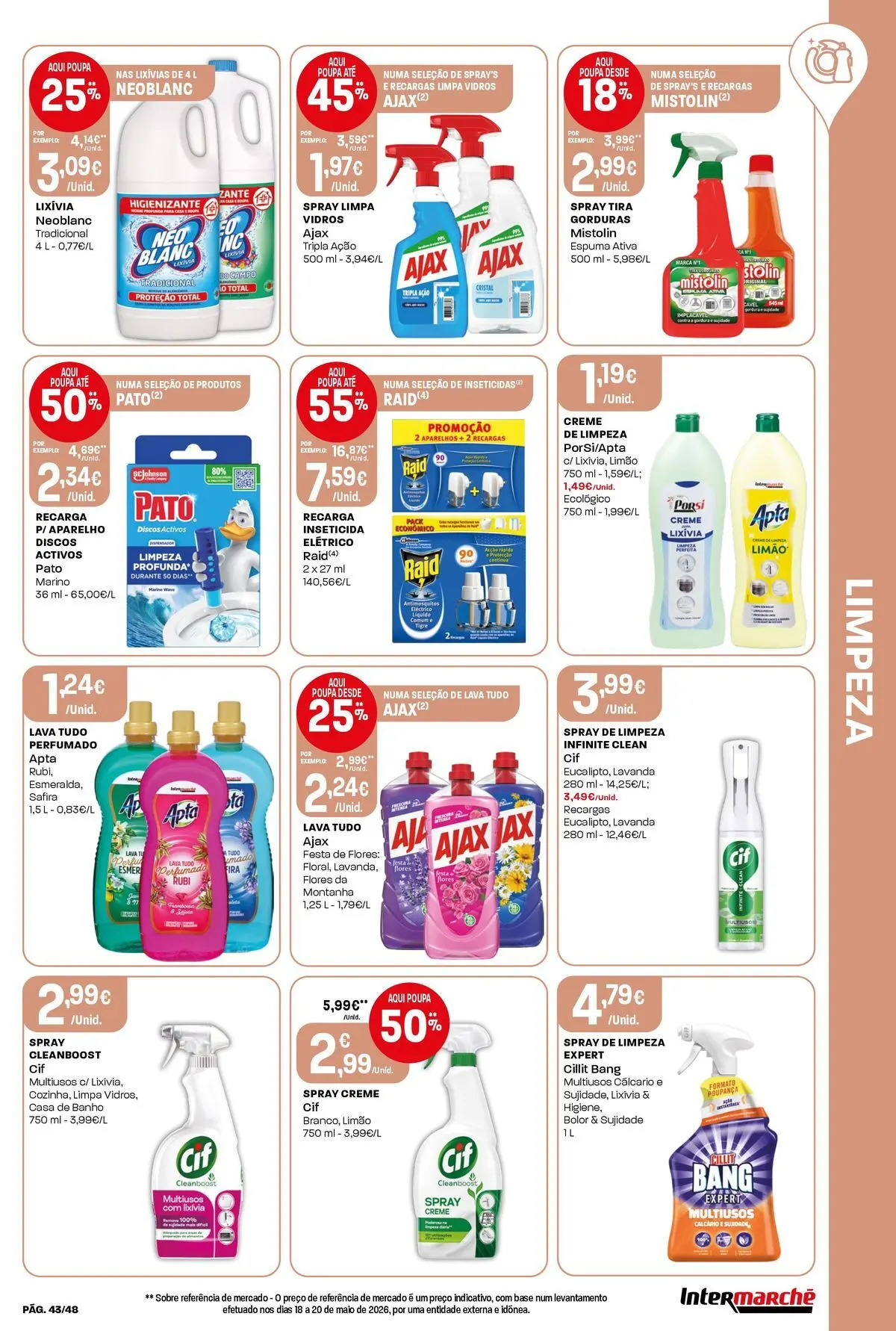 Intermarché Isto é que são preços BAIXOS! » de 25/06/2026 - 01/07/2026 | Página: 43