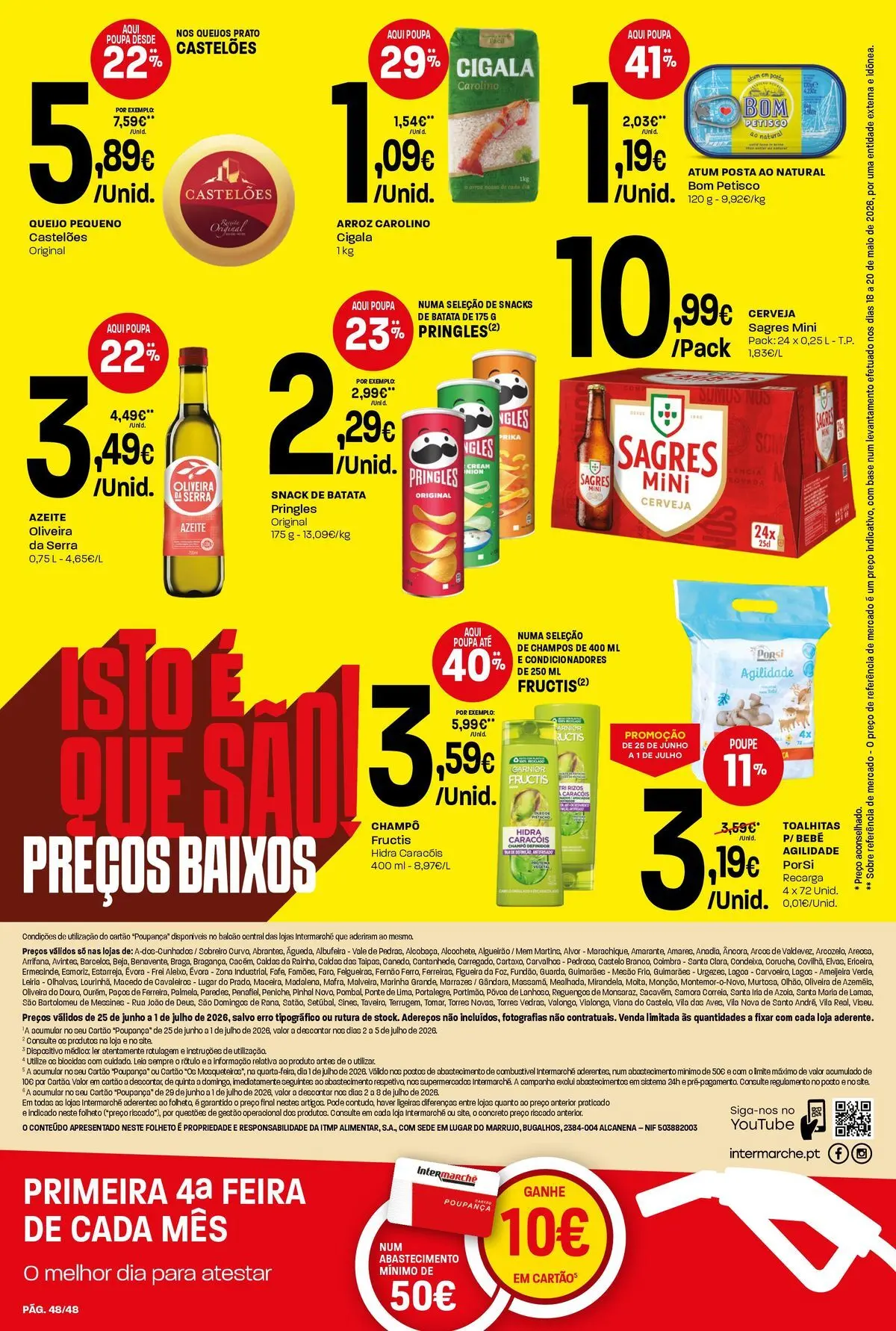 Intermarché Isto é que são preços BAIXOS! » de 25/06/2026 - 01/07/2026 | Página: 48