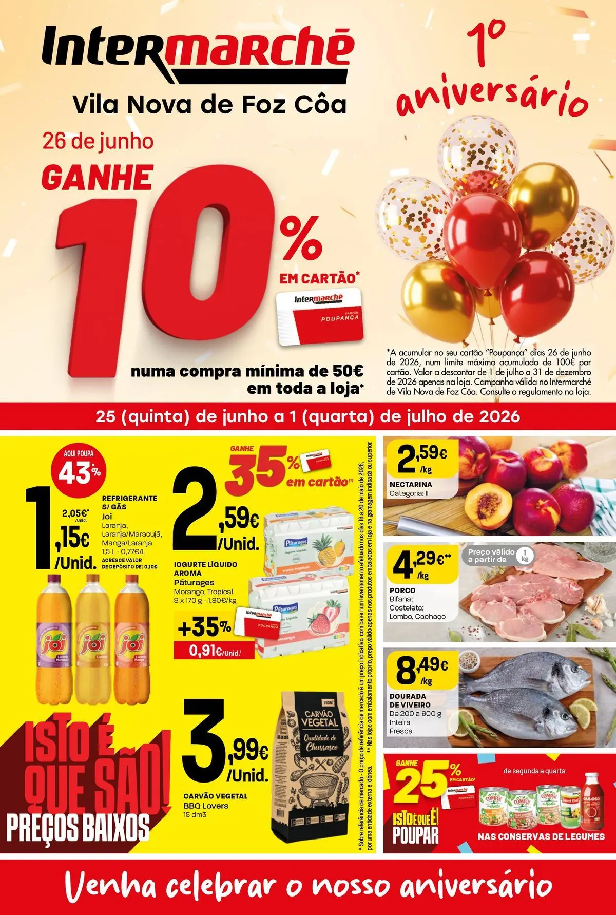 Intermarché Isto é que são preços BAIXOS » de 25/06/2026 - 01/07/2026 | Página: 1