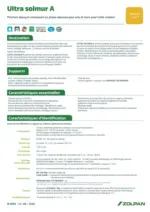 Zolpan Ultra SolMur A fiche technique - au 22.07.2026