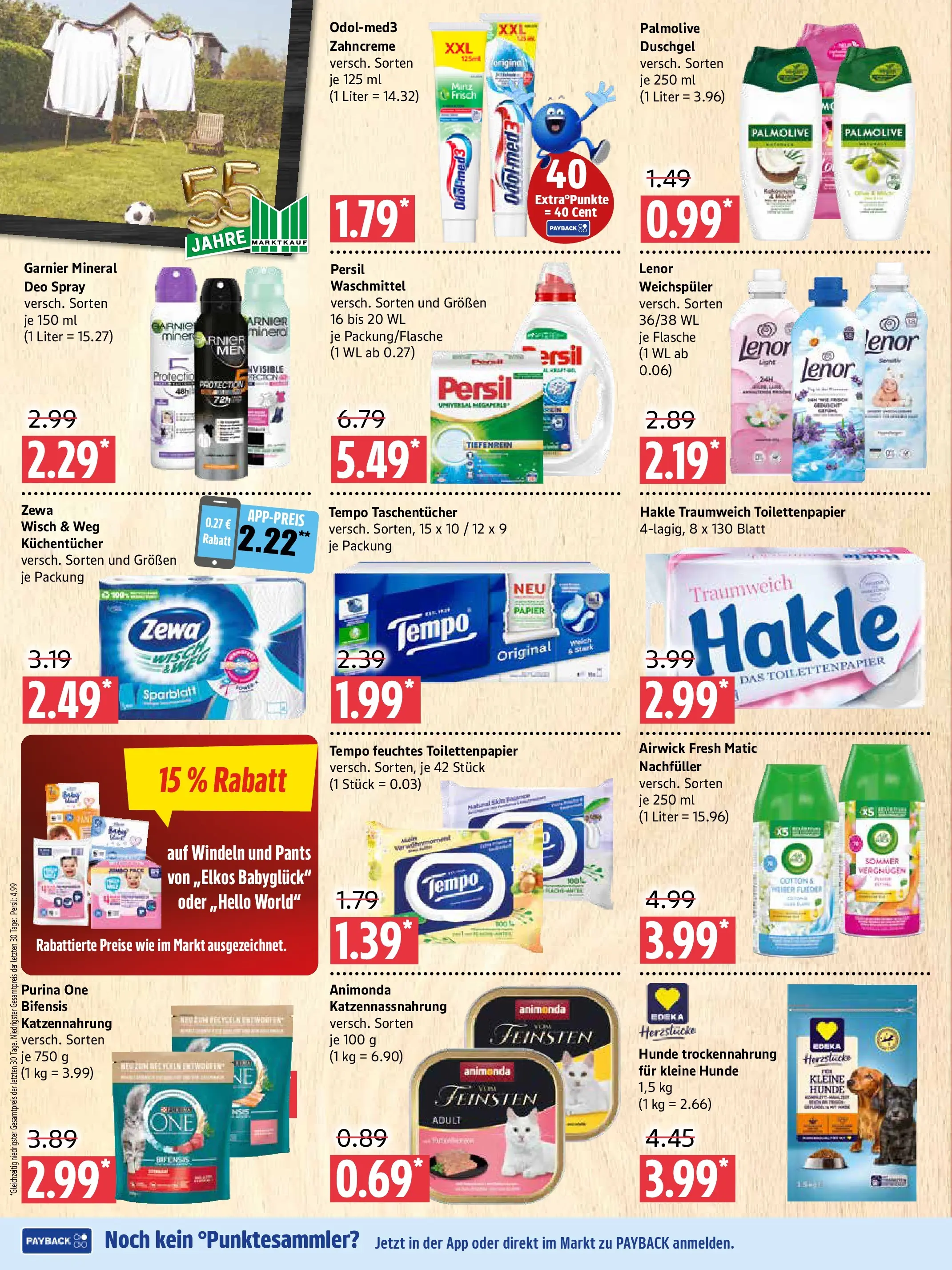 Marktkauf Prospekt Prenzlau (ab 22.06.2026) » Angebote online | Seite: 8 | Produkte: Duschgel, Waschmittel, Toilettenpapier, Feuchtes Toilettenpapier