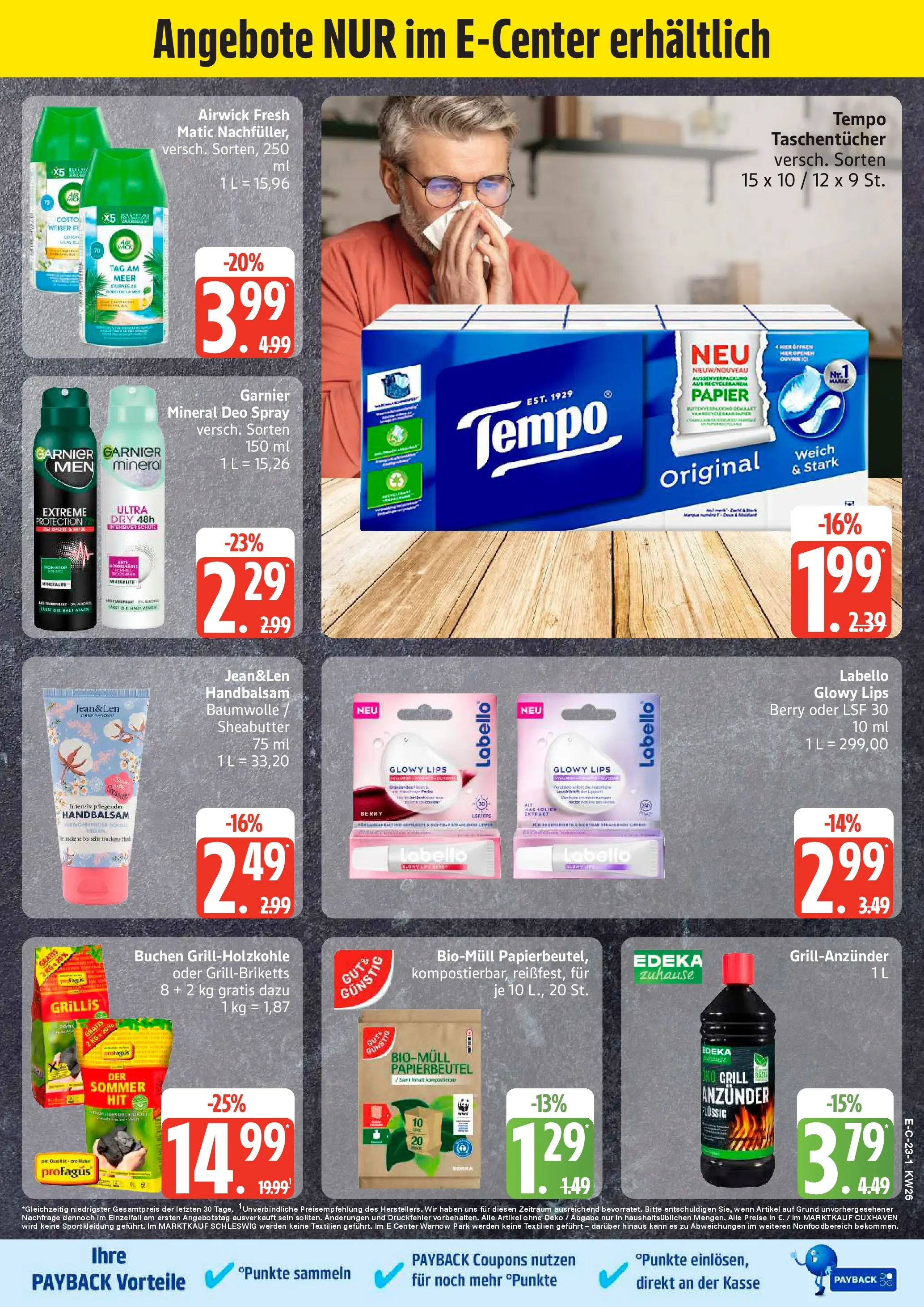 Edeka prospekt Bremervörde (ab 22.06.2026) » Angebote Online | Seite: 28 | Produkte: Grill, Tempo