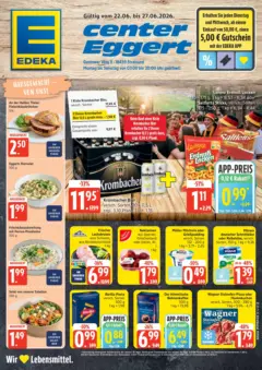 Edeka Prospekt Stralsund ab 22.06.2026 gültig
