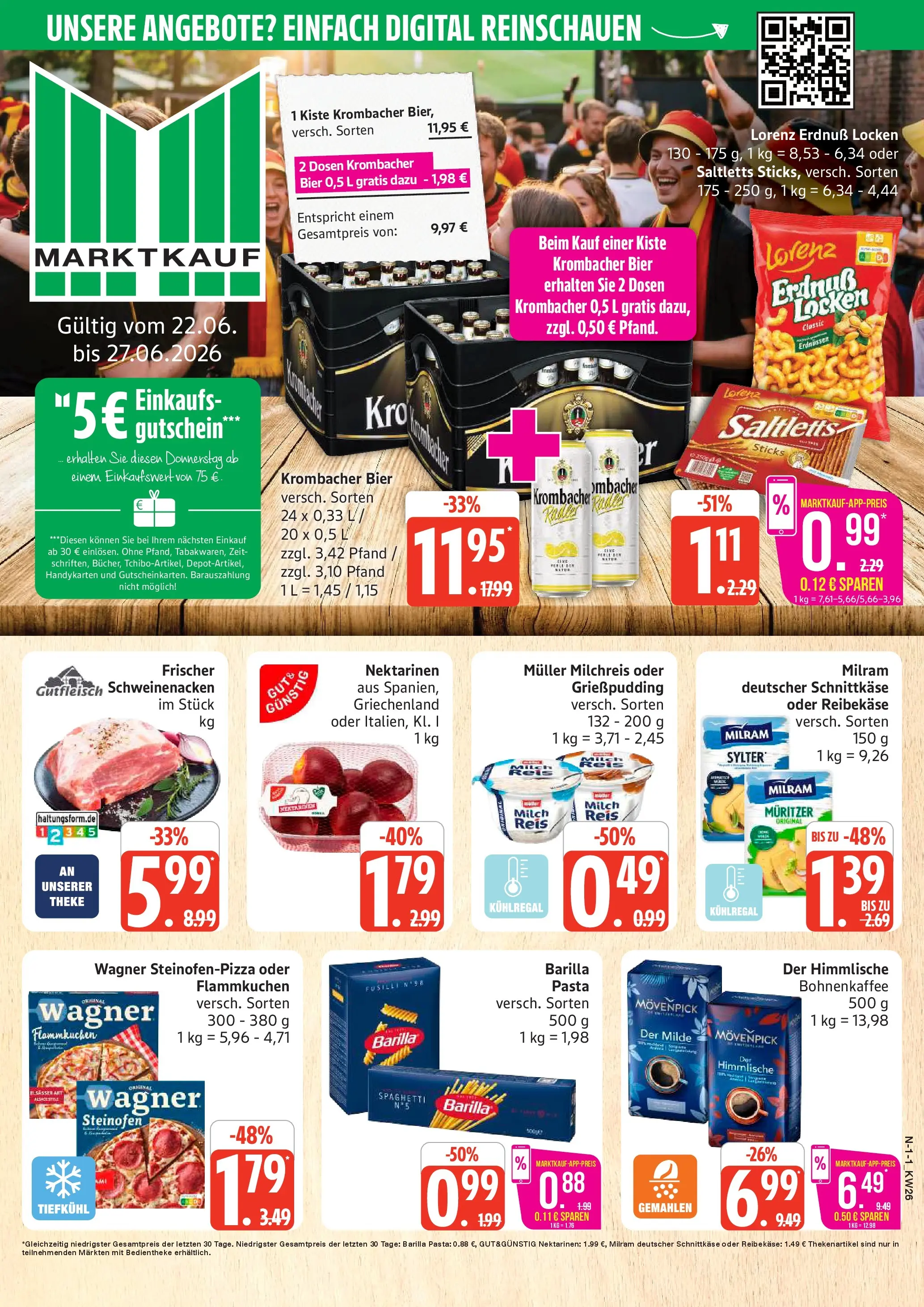 Marktkauf Prospekt Cuxhaven (ab 22.06.2026) » Angebote online | Seite: 1