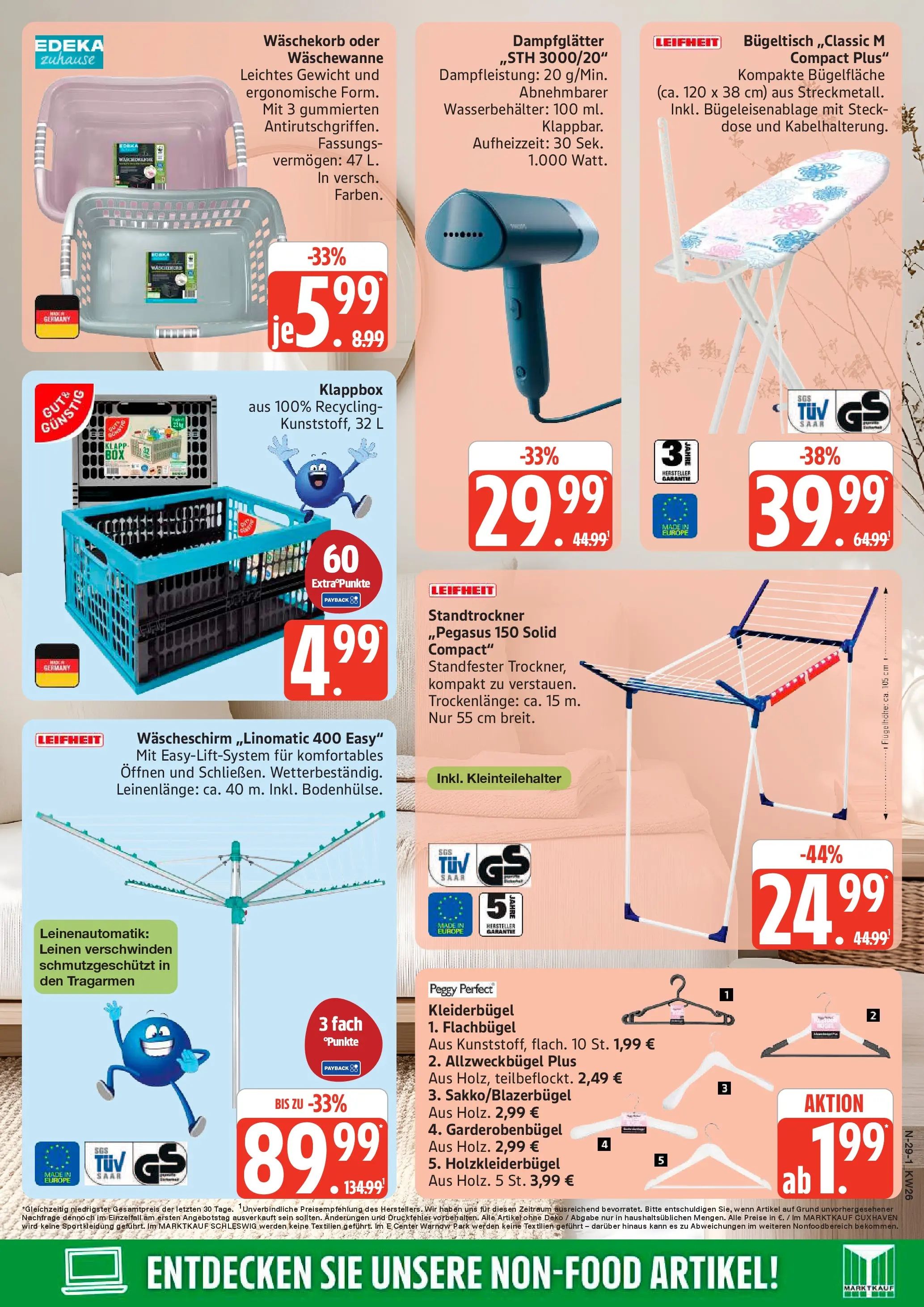 Edeka prospekt Schleswig (ab 22.06.2026) » Angebote Online | Seite: 29 | Produkte: Gewicht, Kleiderbügel