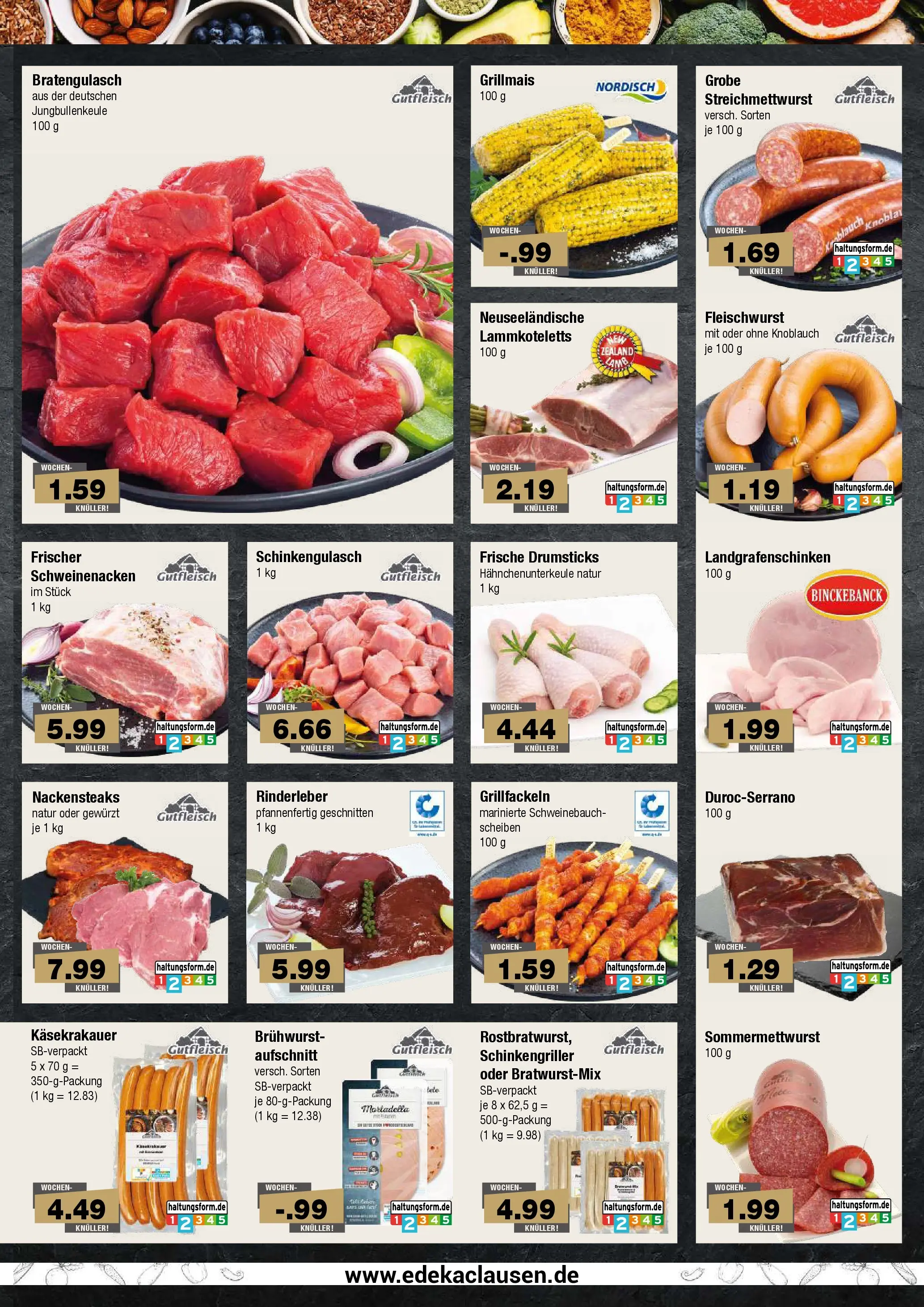 Edeka prospekt Hamburg (ab 22.06.2026) » Angebote Online | Seite: 3 | Produkte: Nackensteaks, Schweinebauch, Schweinenacken, Knoblauch