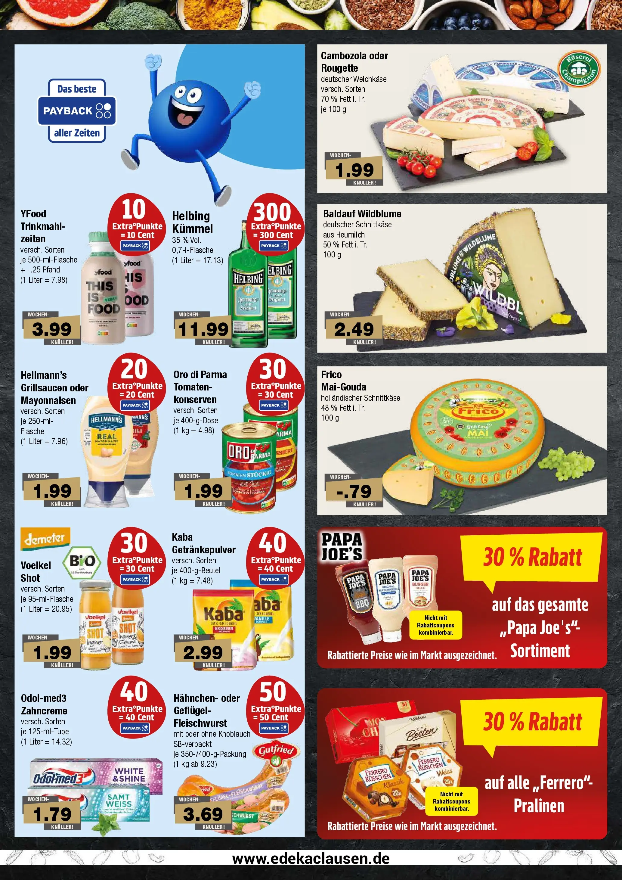 Edeka prospekt Hamburg (ab 22.06.2026) » Angebote Online | Seite: 4 | Produkte: Burger, Tomaten, YFood, Knoblauch