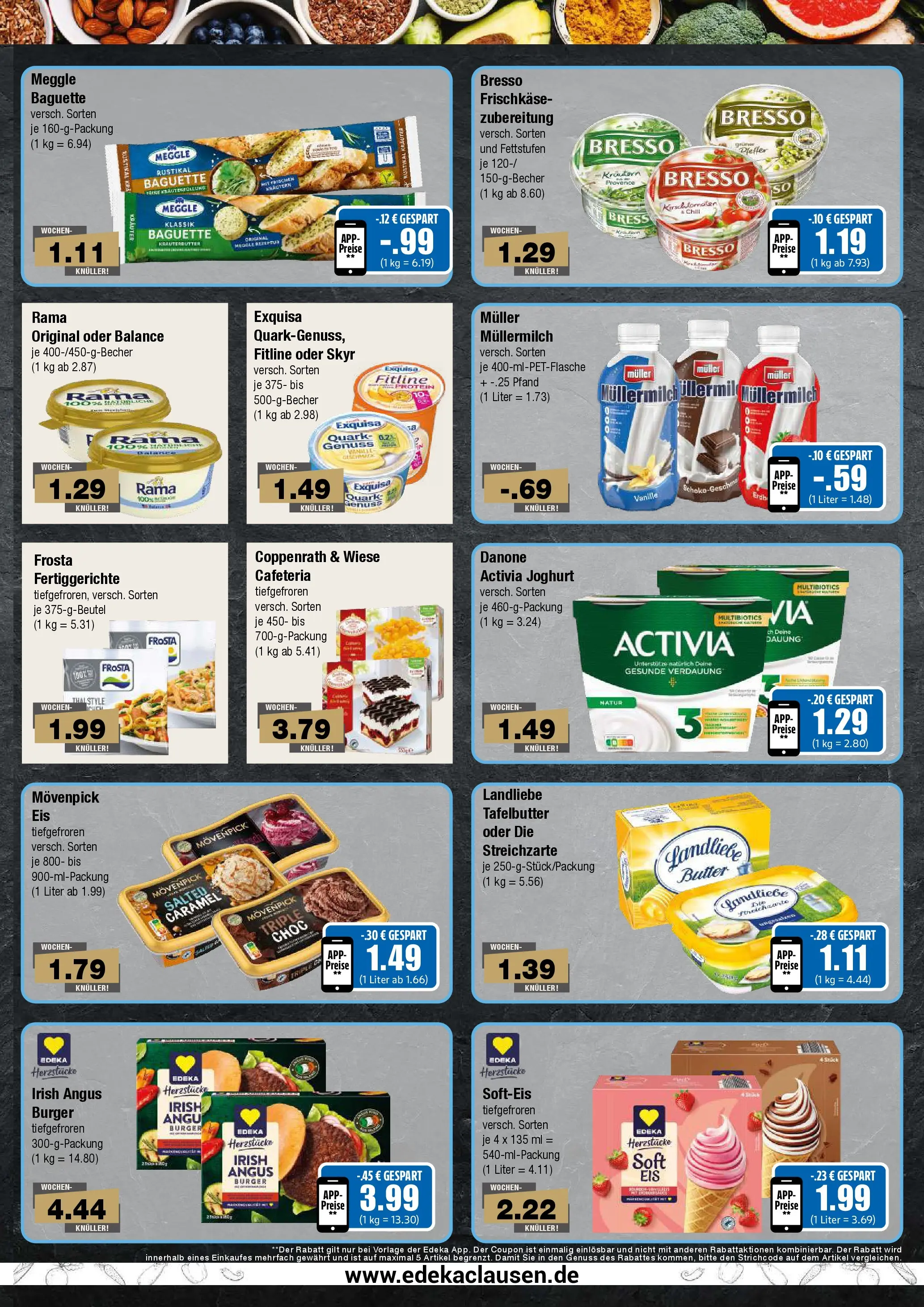 Edeka prospekt Hamburg (ab 22.06.2026) » Angebote Online | Seite: 5 | Produkte: Activia, Bresso, Frosta, Fertiggerichte