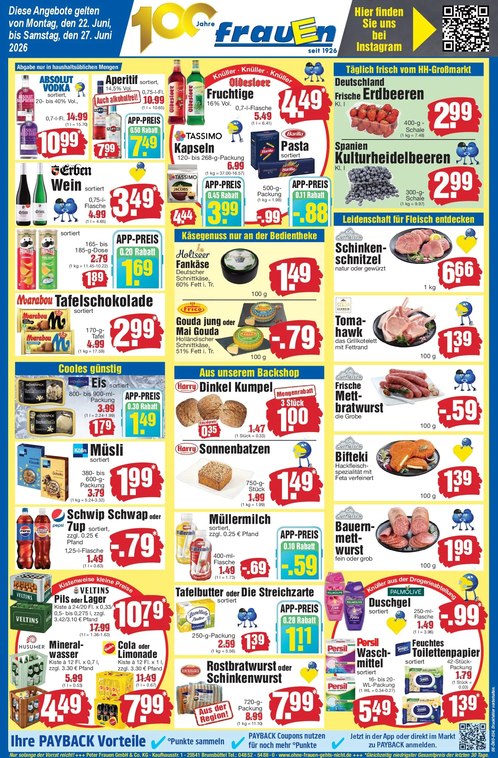 Edeka prospekt Heide (ab 22.06.2026) » Angebote Online | Seite: 1 | Produkte: Cola, Schnitzel, Duschgel, Erdbeeren