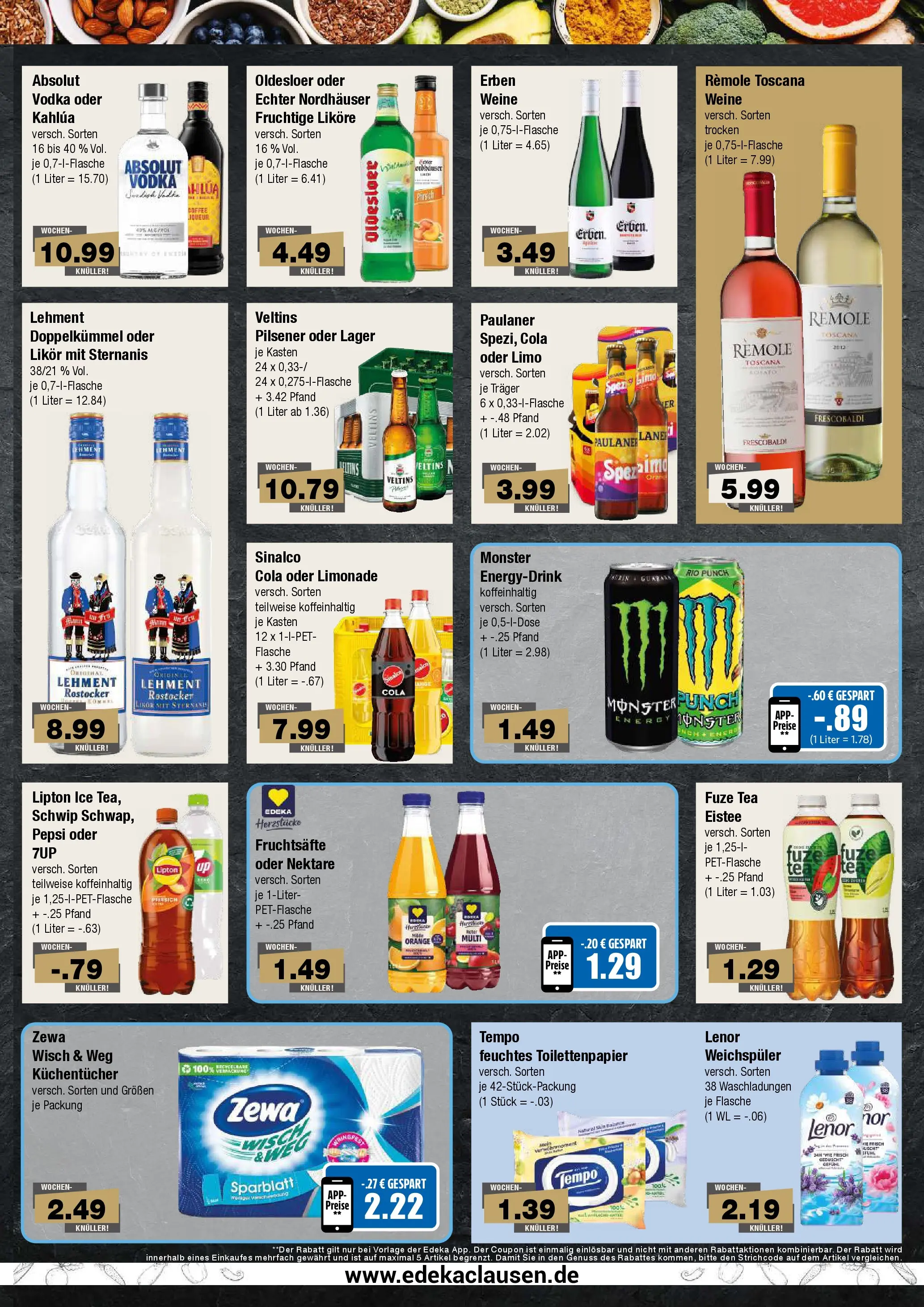Edeka prospekt Hamburg (ab 22.06.2026) » Angebote Online | Seite: 7 | Produkte: Sinalco, Lenor, Weichspüler, Pepsi