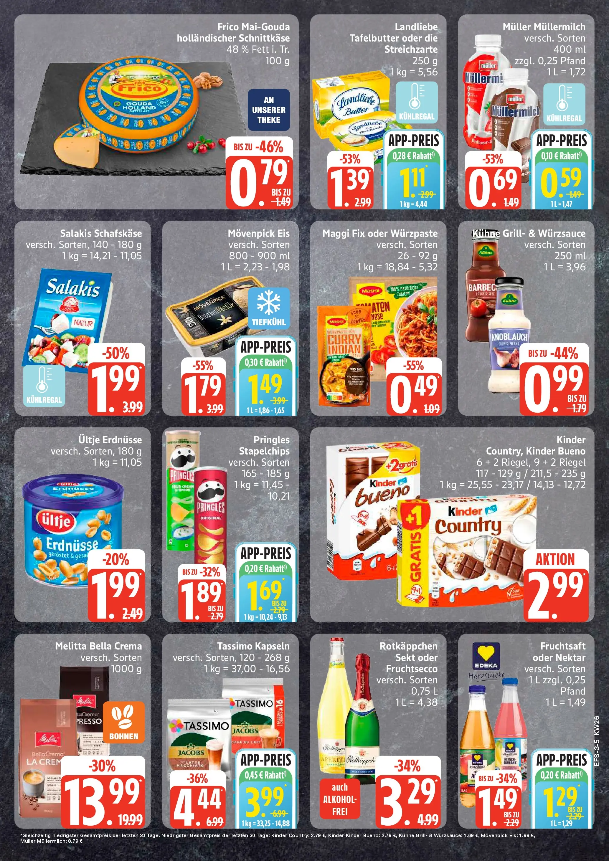 Edeka prospekt Ostseebad Heringsdorf (ab 22.06.2026) » Angebote Online | Seite: 3 | Produkte: Melitta, Fruchtsecco, Salakis, Müllermilch