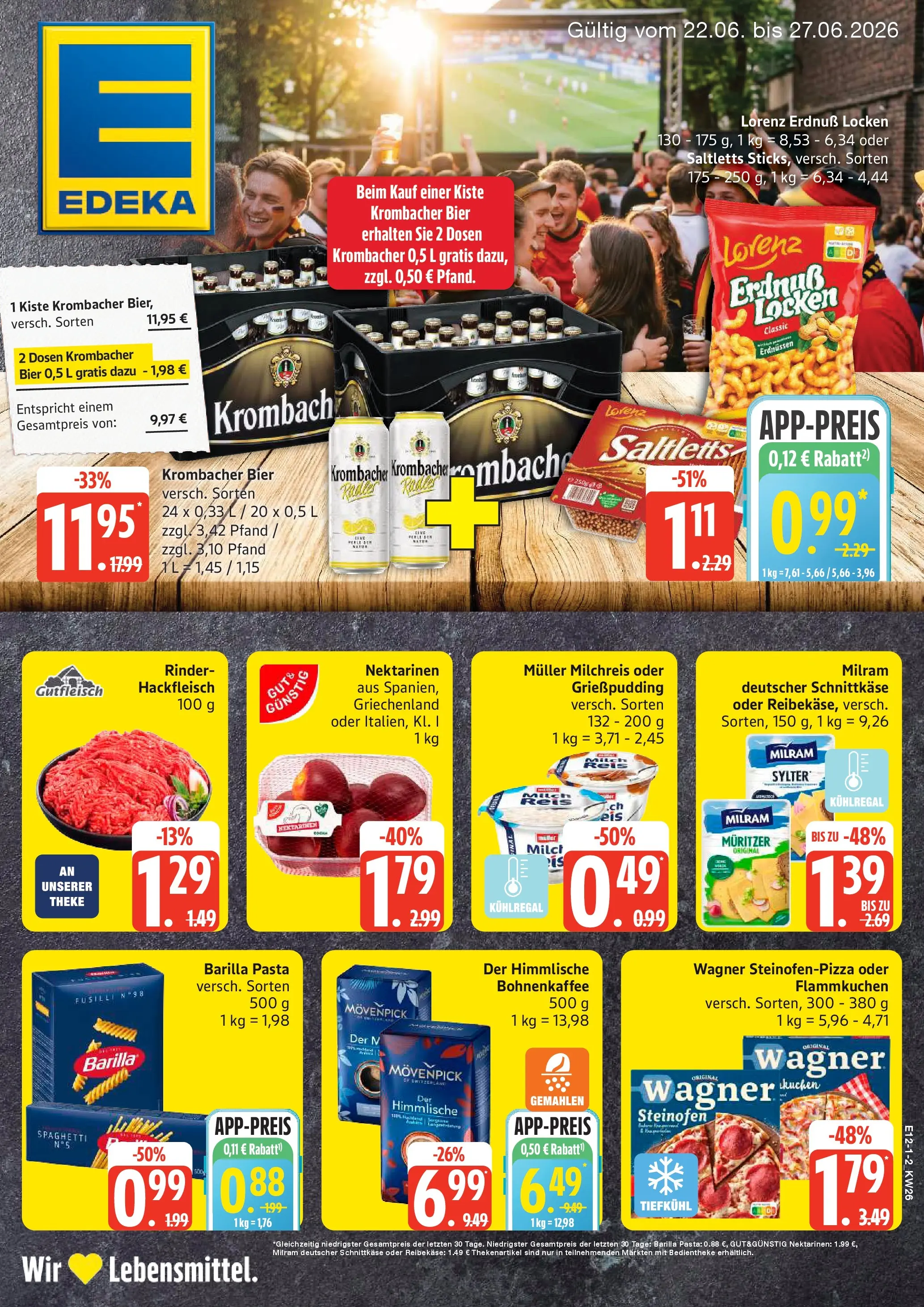 Edeka prospekt Sterup (ab 22.06.2026) » Angebote Online | Seite: 1