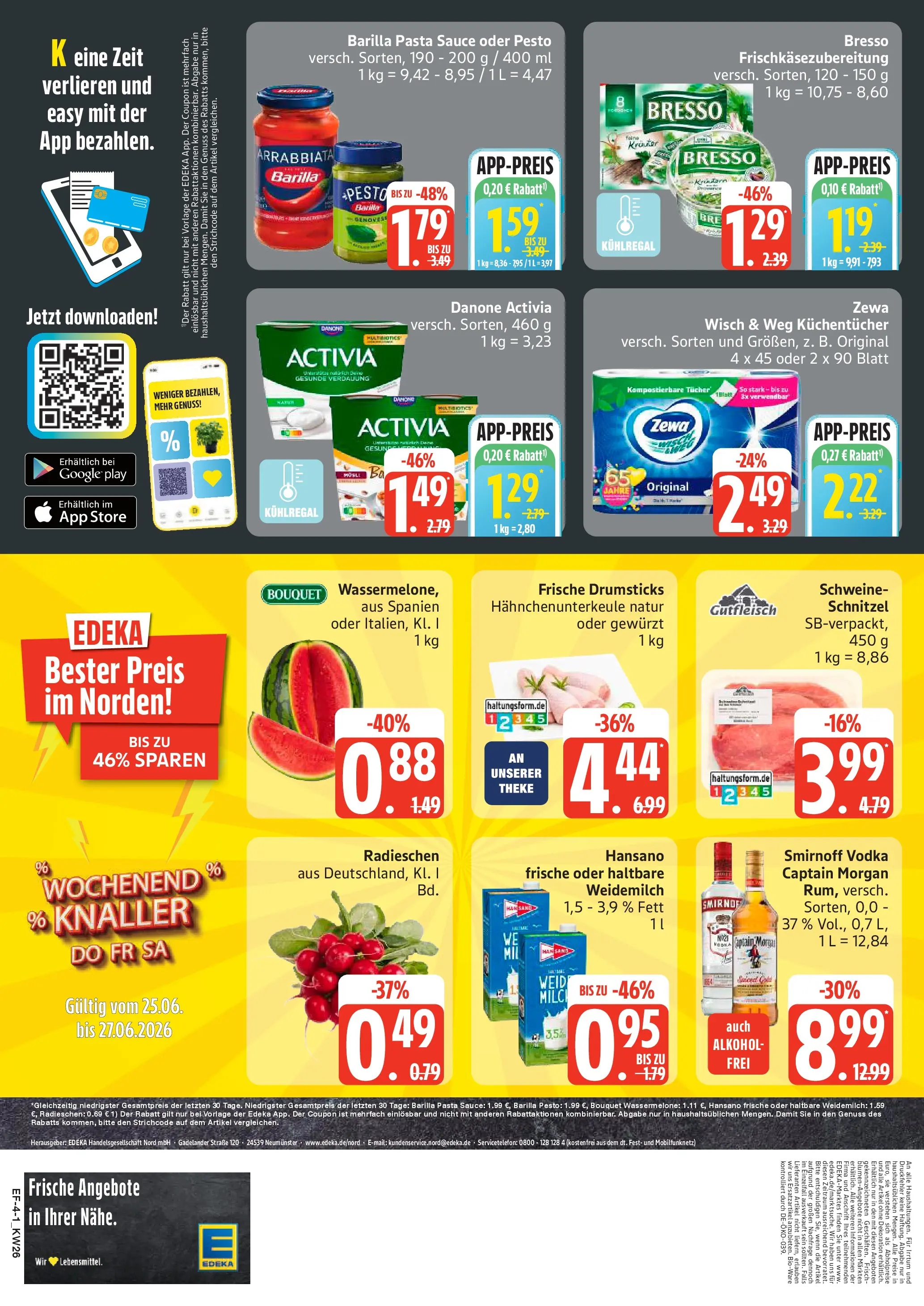 Edeka prospekt Luhnstedt (ab 22.06.2026) » Angebote Online | Seite: 4